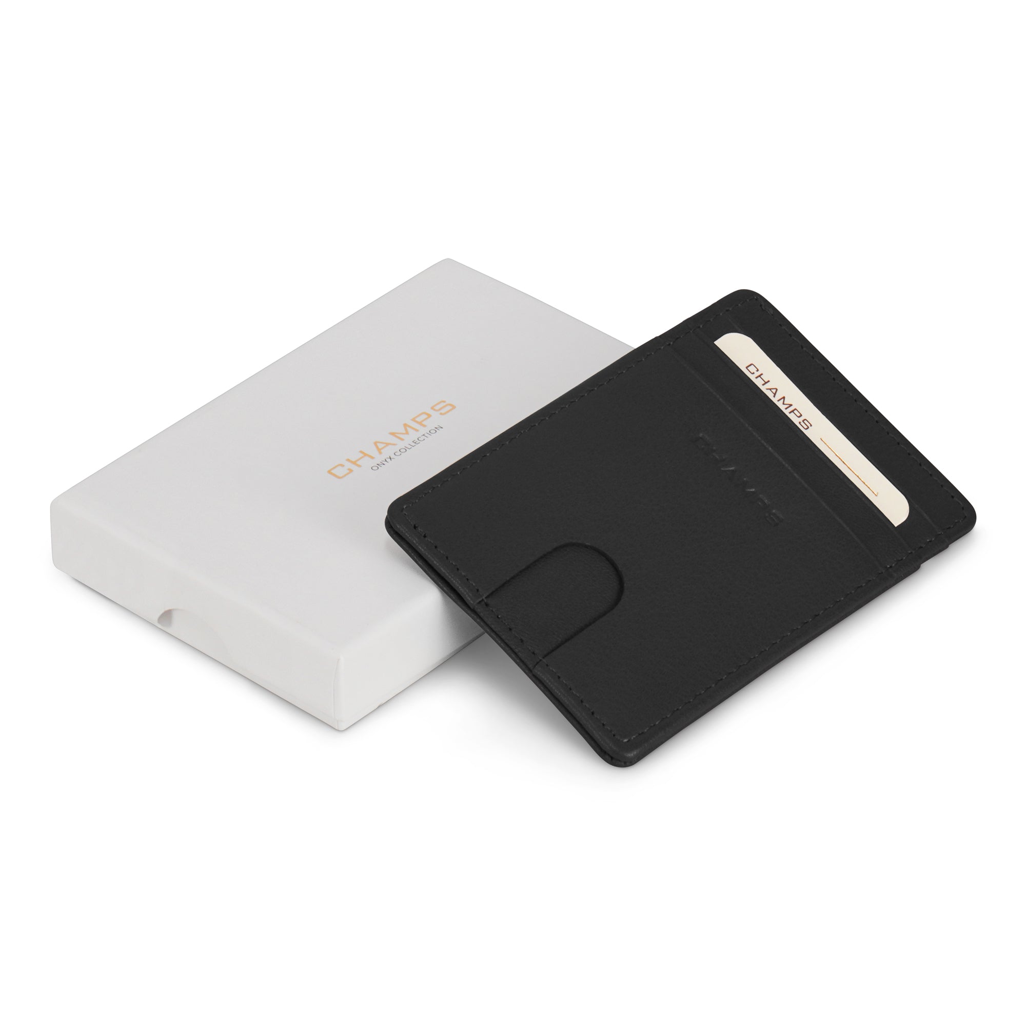 Onyx / Leather Access Card Case 4