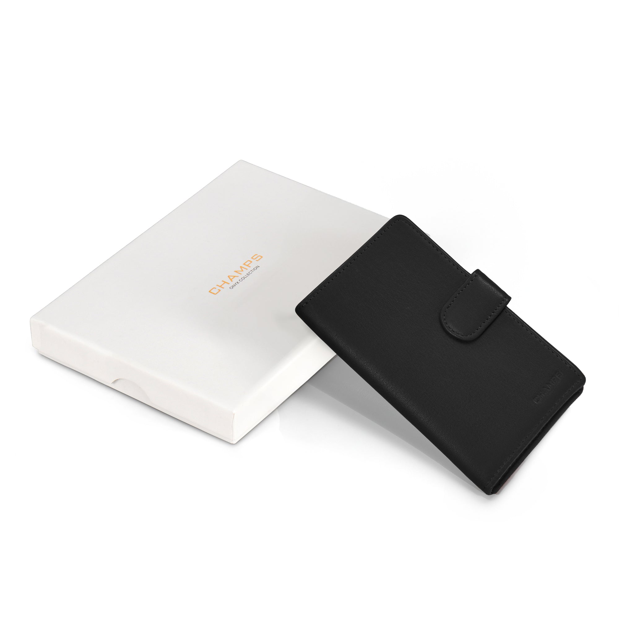 Onyx / Leather Passport Case 4