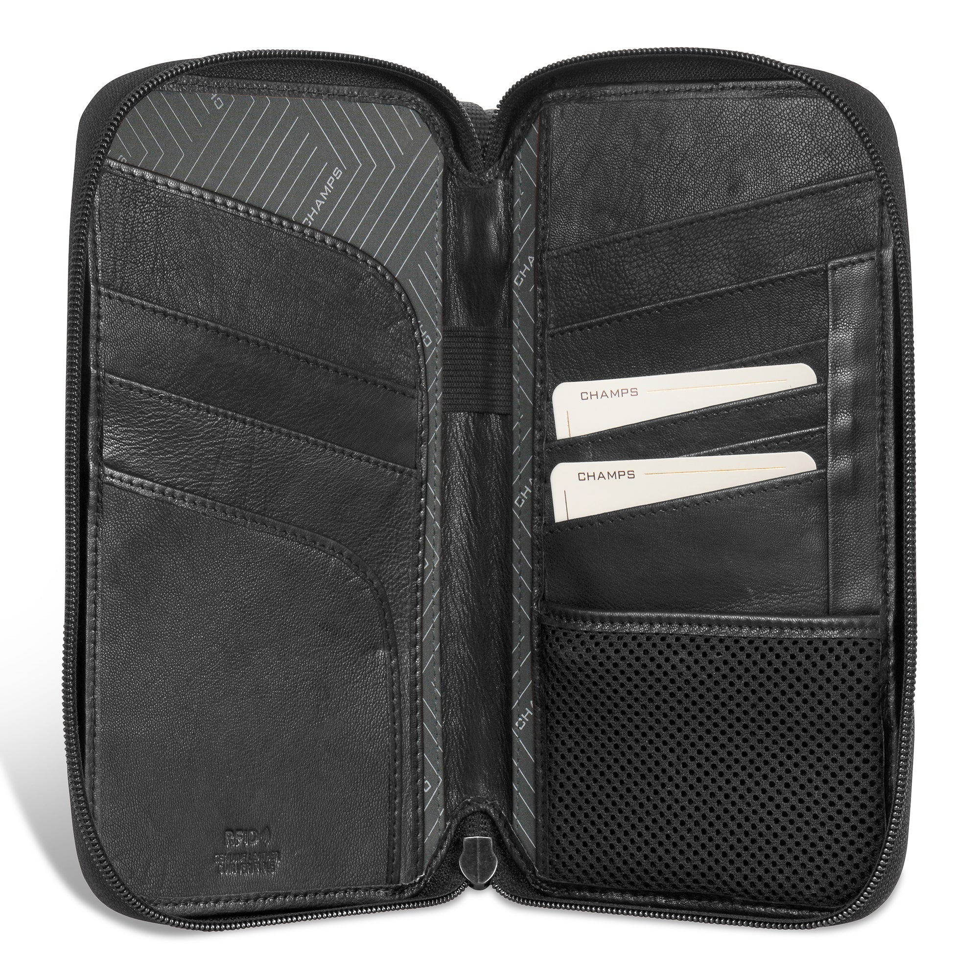 Onyx / Leather Multi Passport Case 5