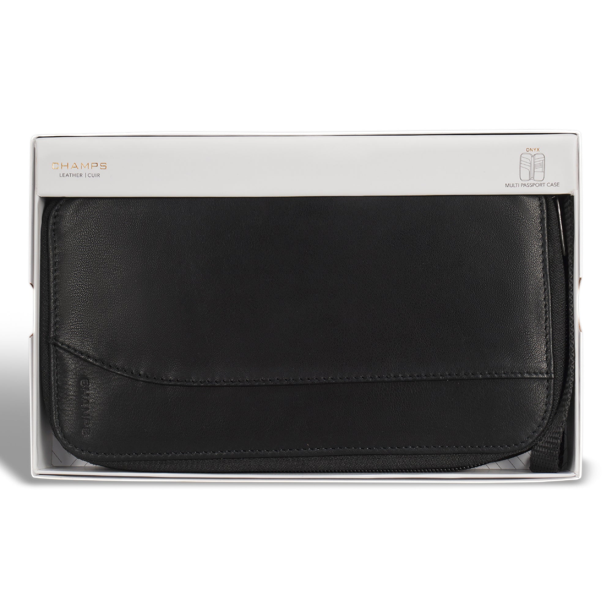 Onyx / Leather Multi Passport Case 7