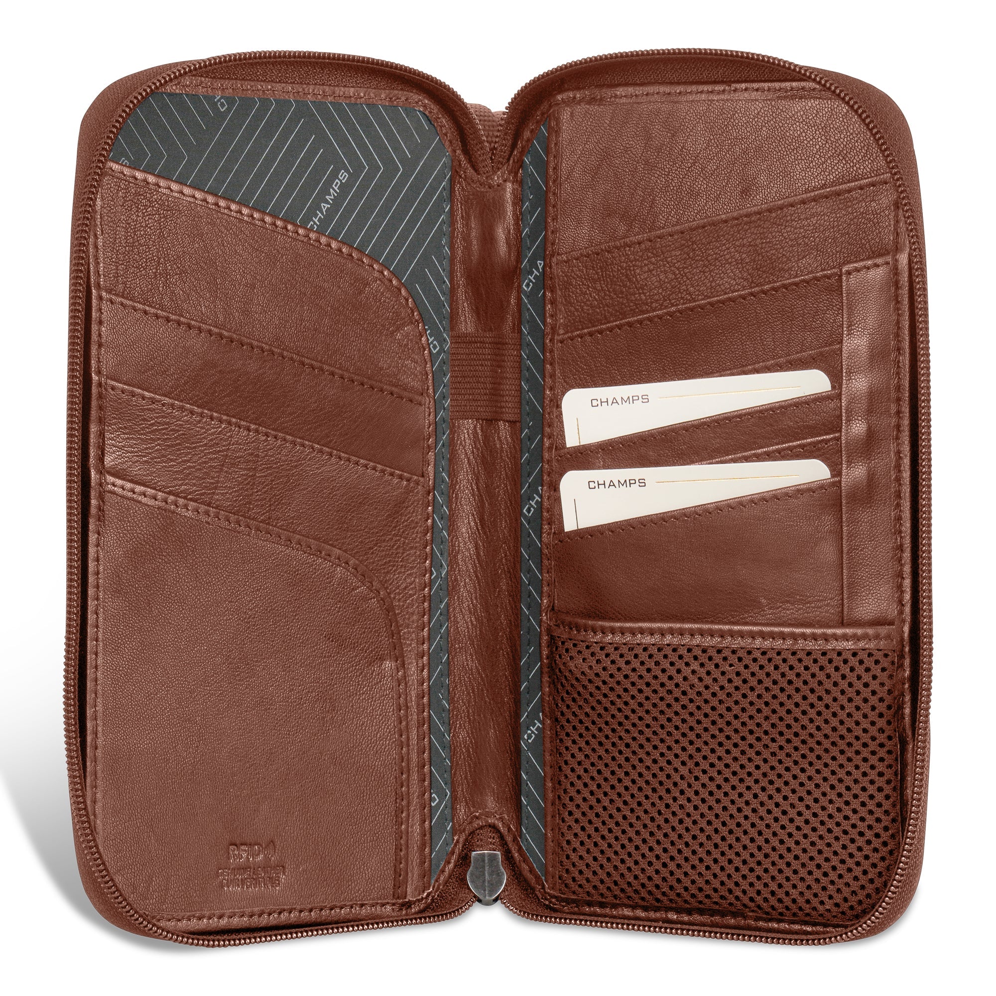 Onyx / Leather Multi Passport Case 12