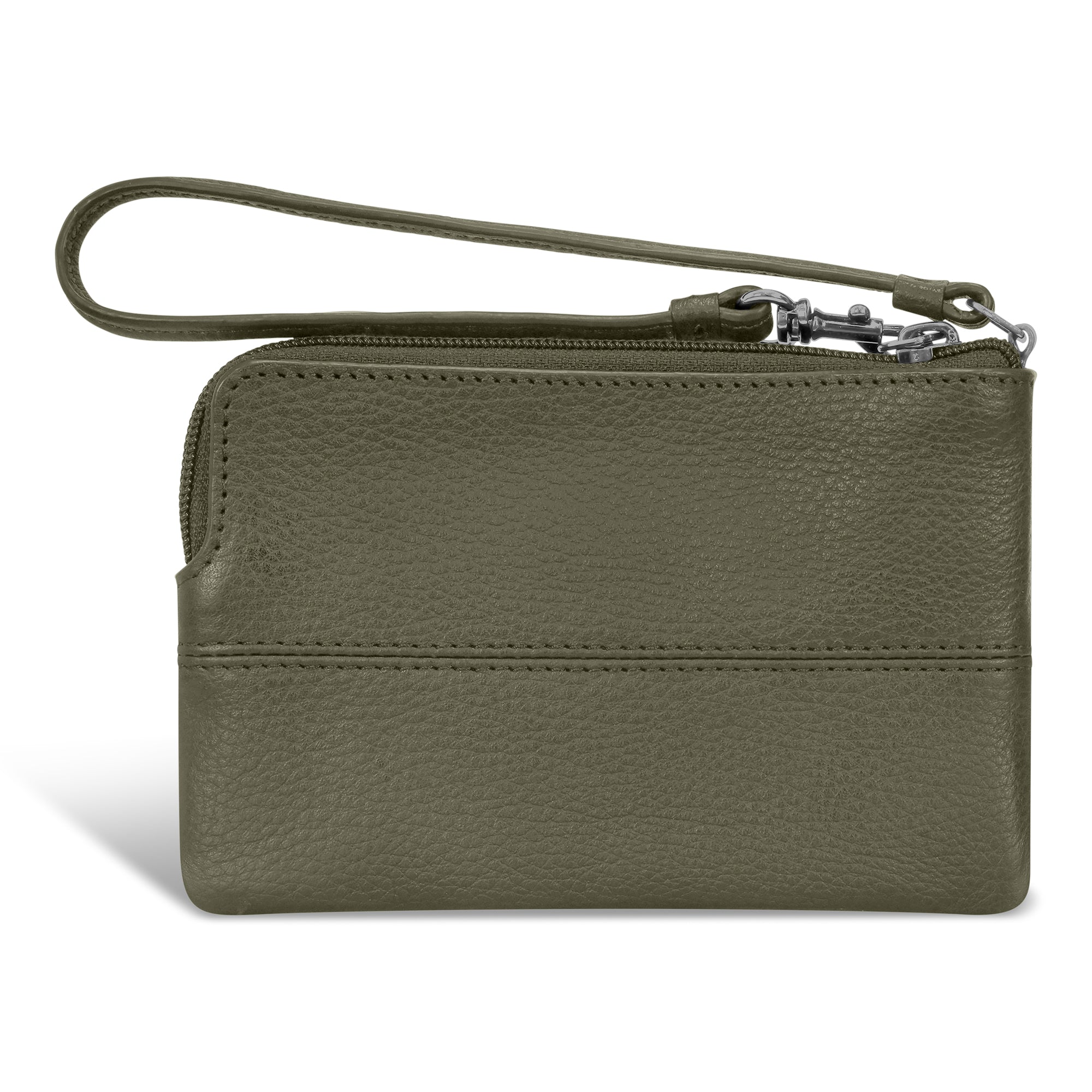 Onyx / Leather Wristlet 12