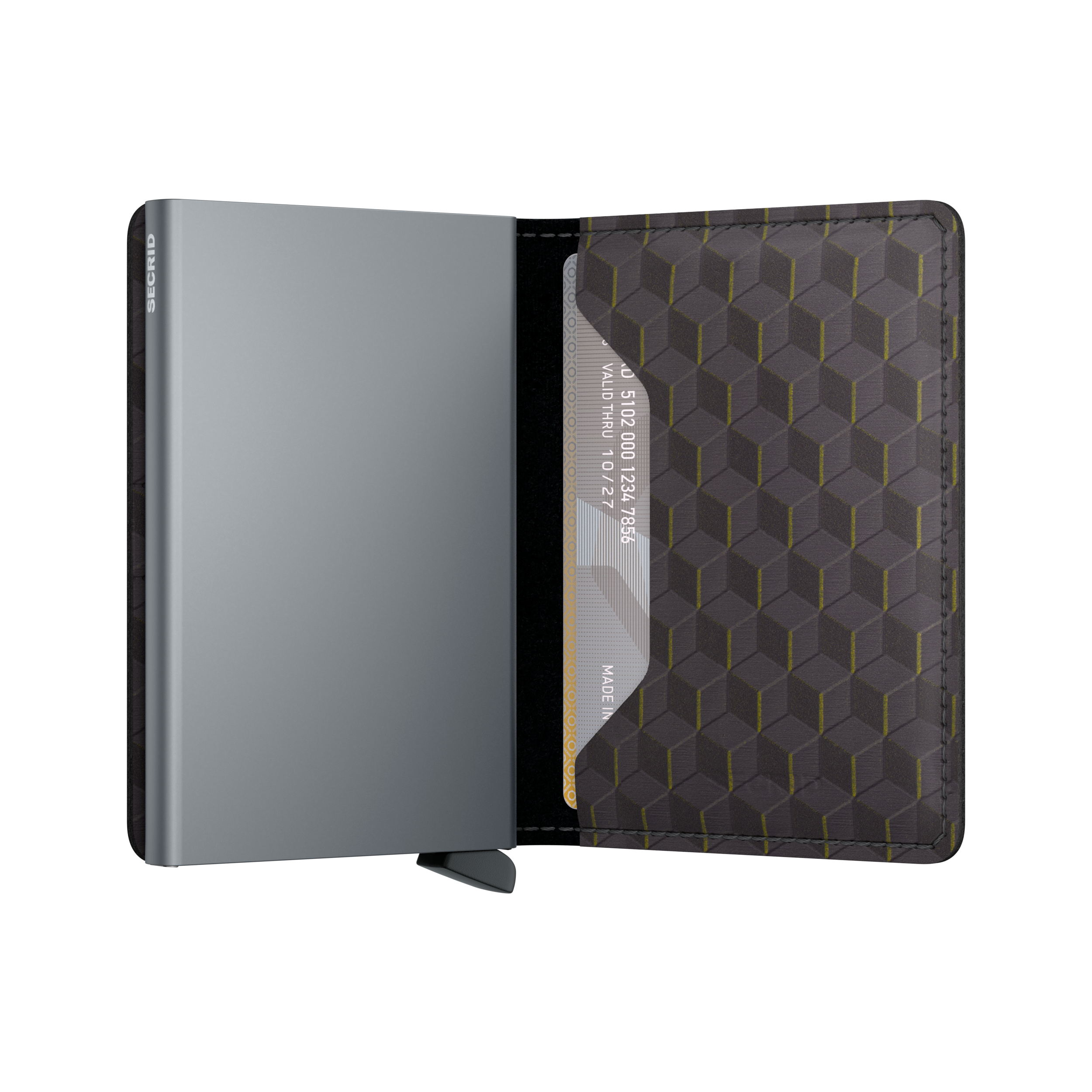 Secrid Slimwallet Optical - Grey-Yellow 4