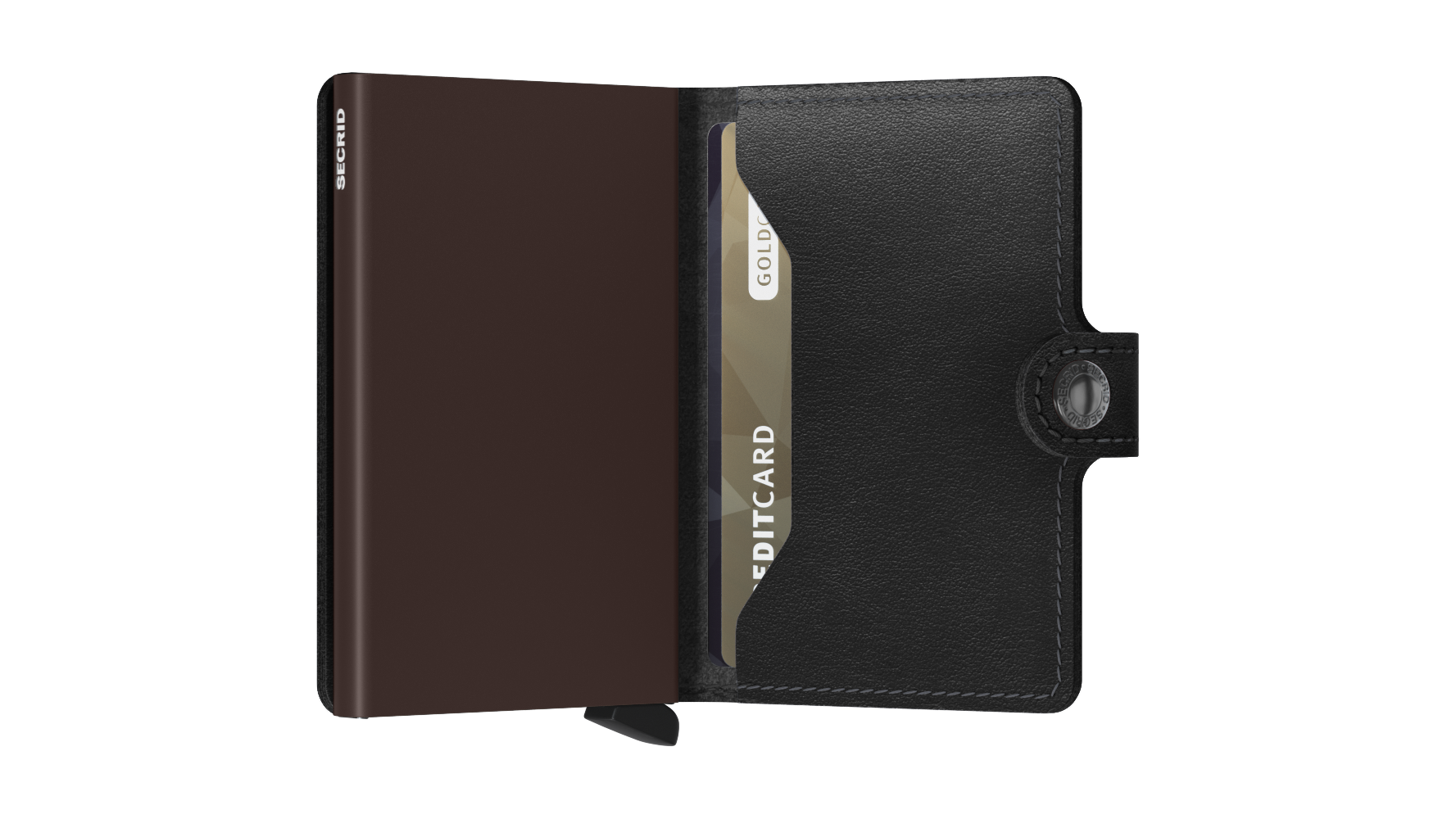 Secrid Miniwallet Original - Brown-Black 4