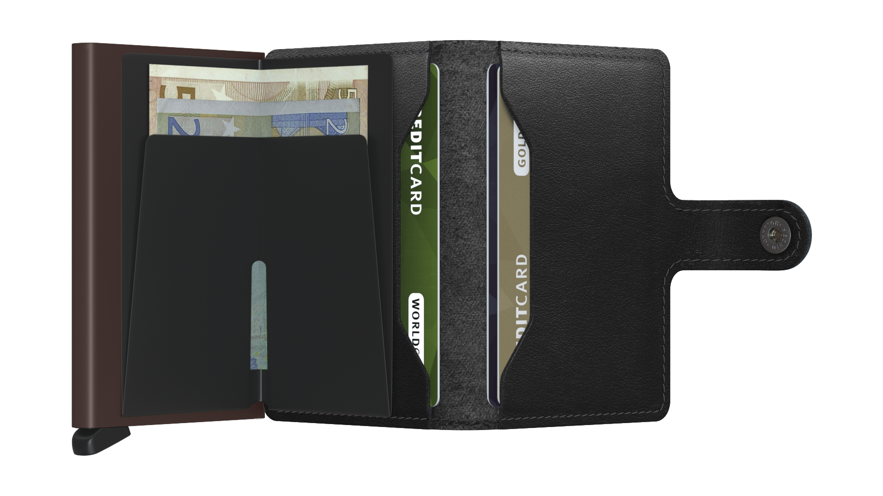 Secrid Miniwallet Original - Brown-Black 5