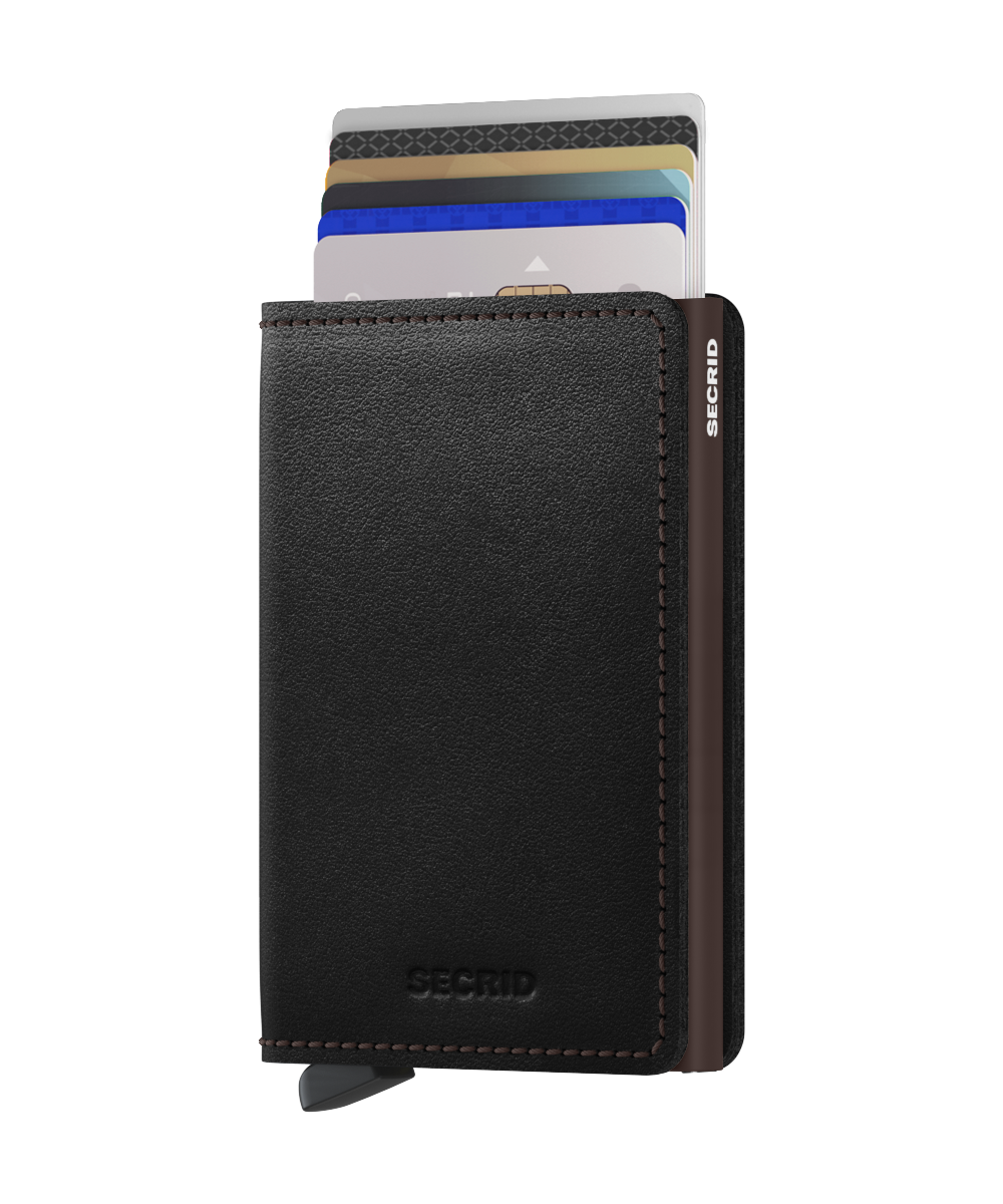 Secrid Miniwallet Original - Black-Brown 4
