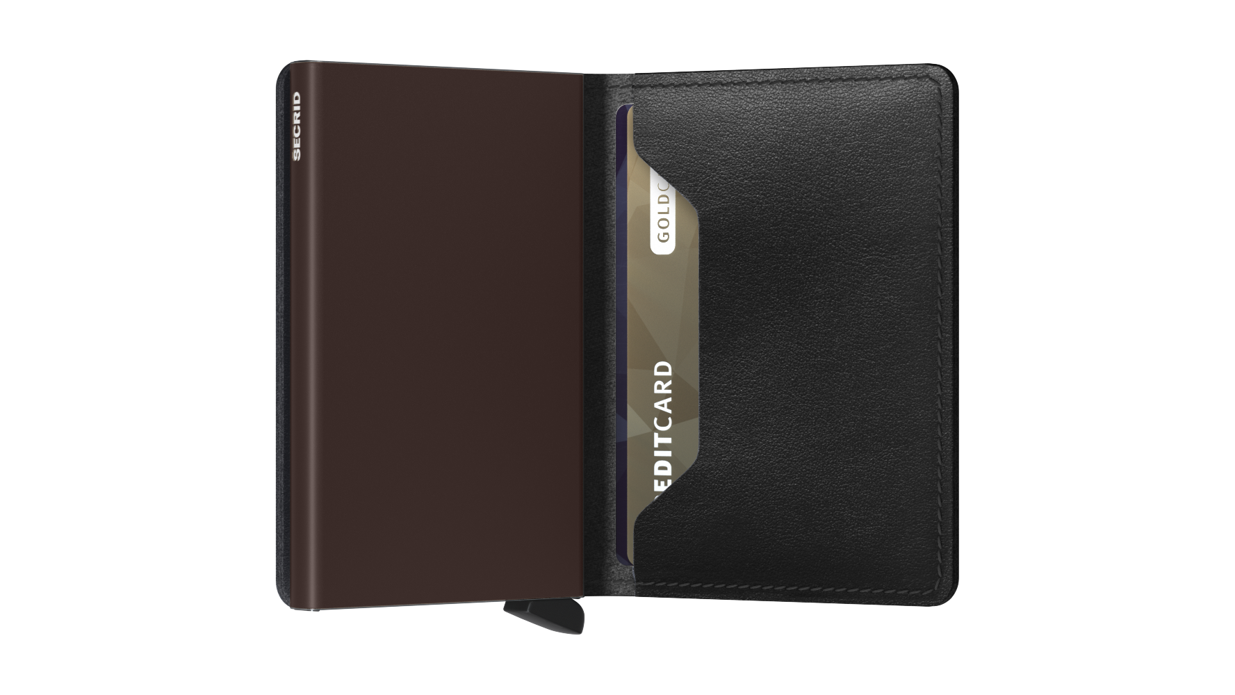 Secrid Miniwallet Original - Black-Brown 5