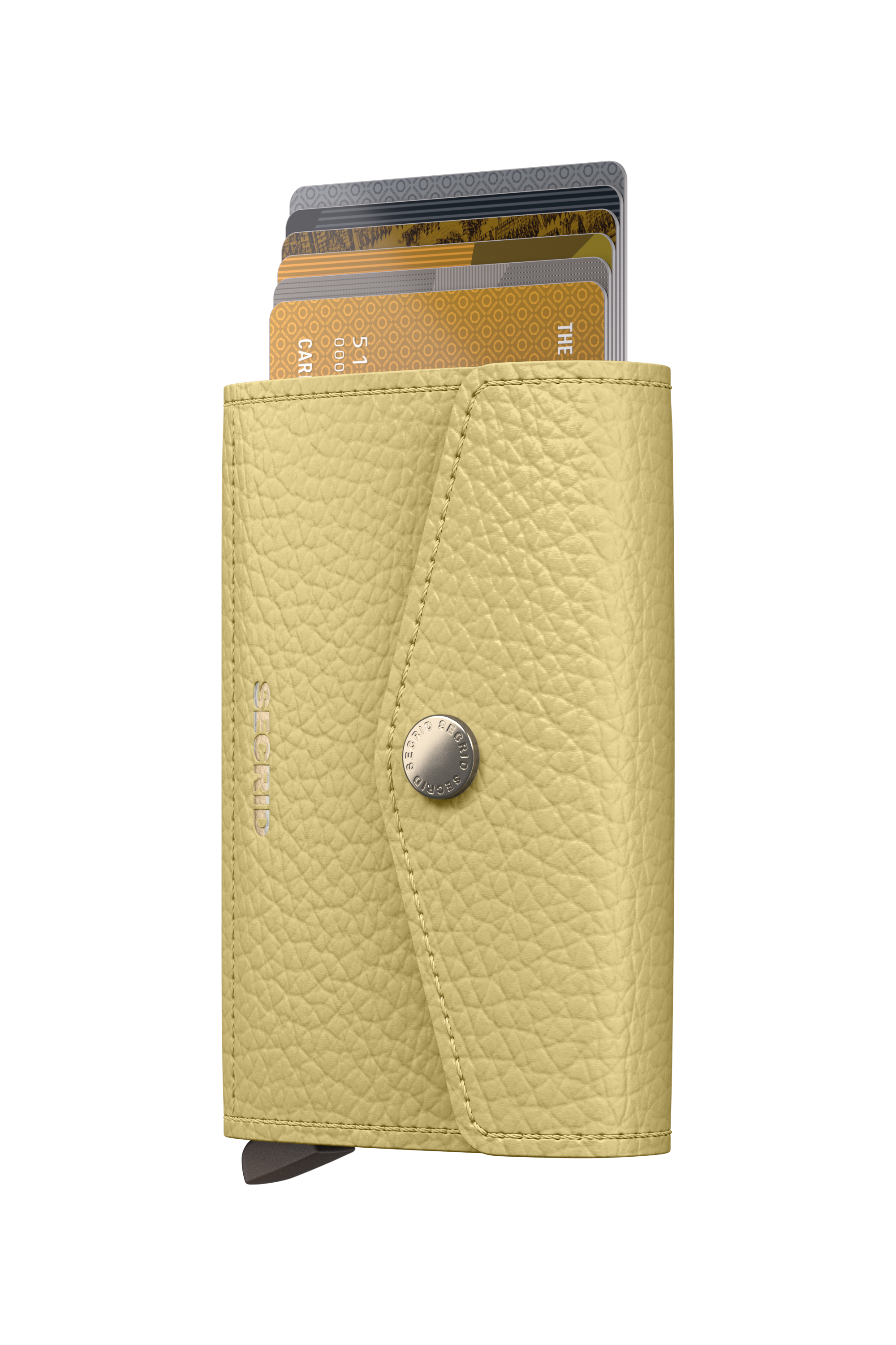 Secrid Envelope Wallet Pebble -  Yellow 3