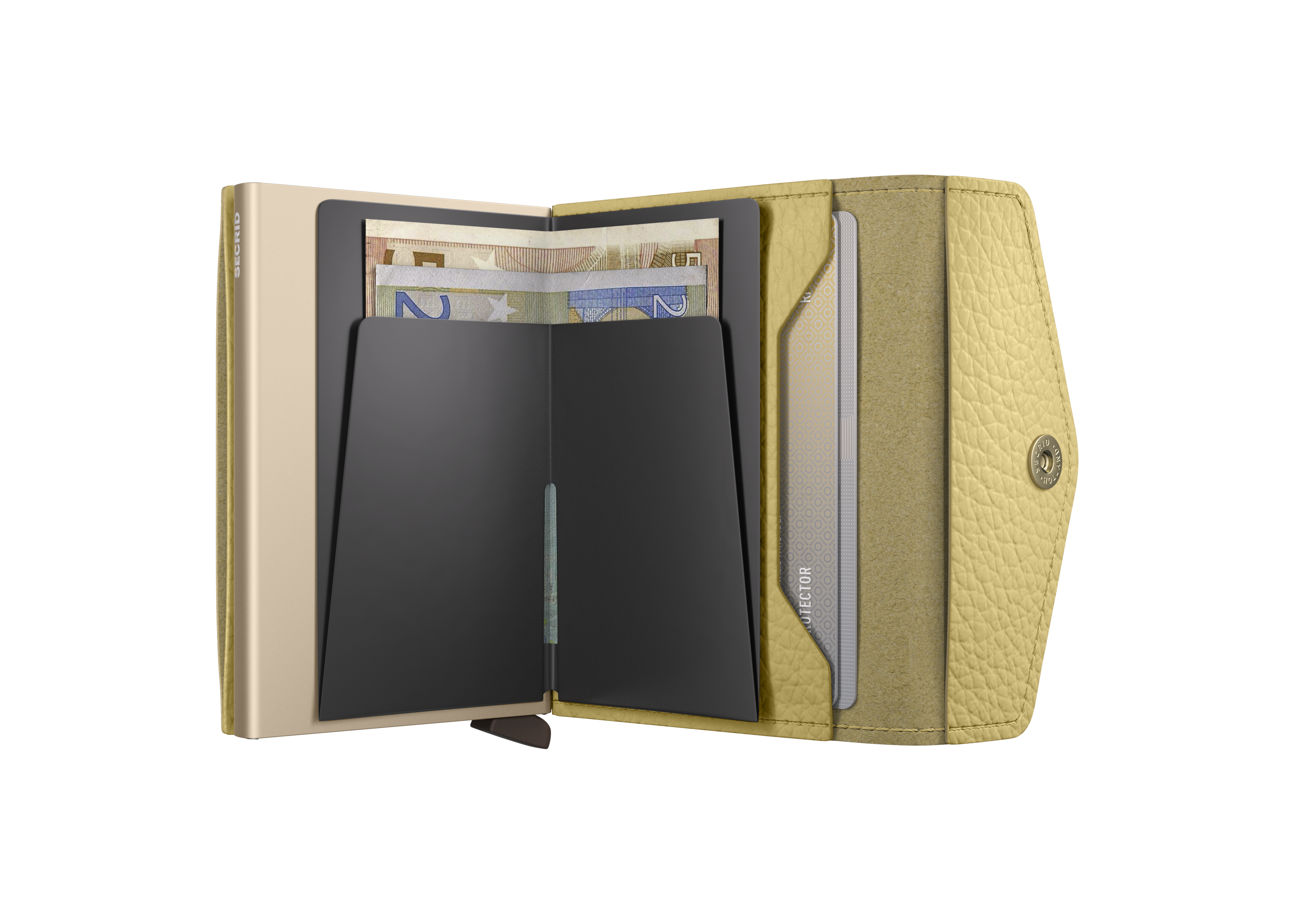 Secrid Envelope Wallet Pebble -  Yellow 4