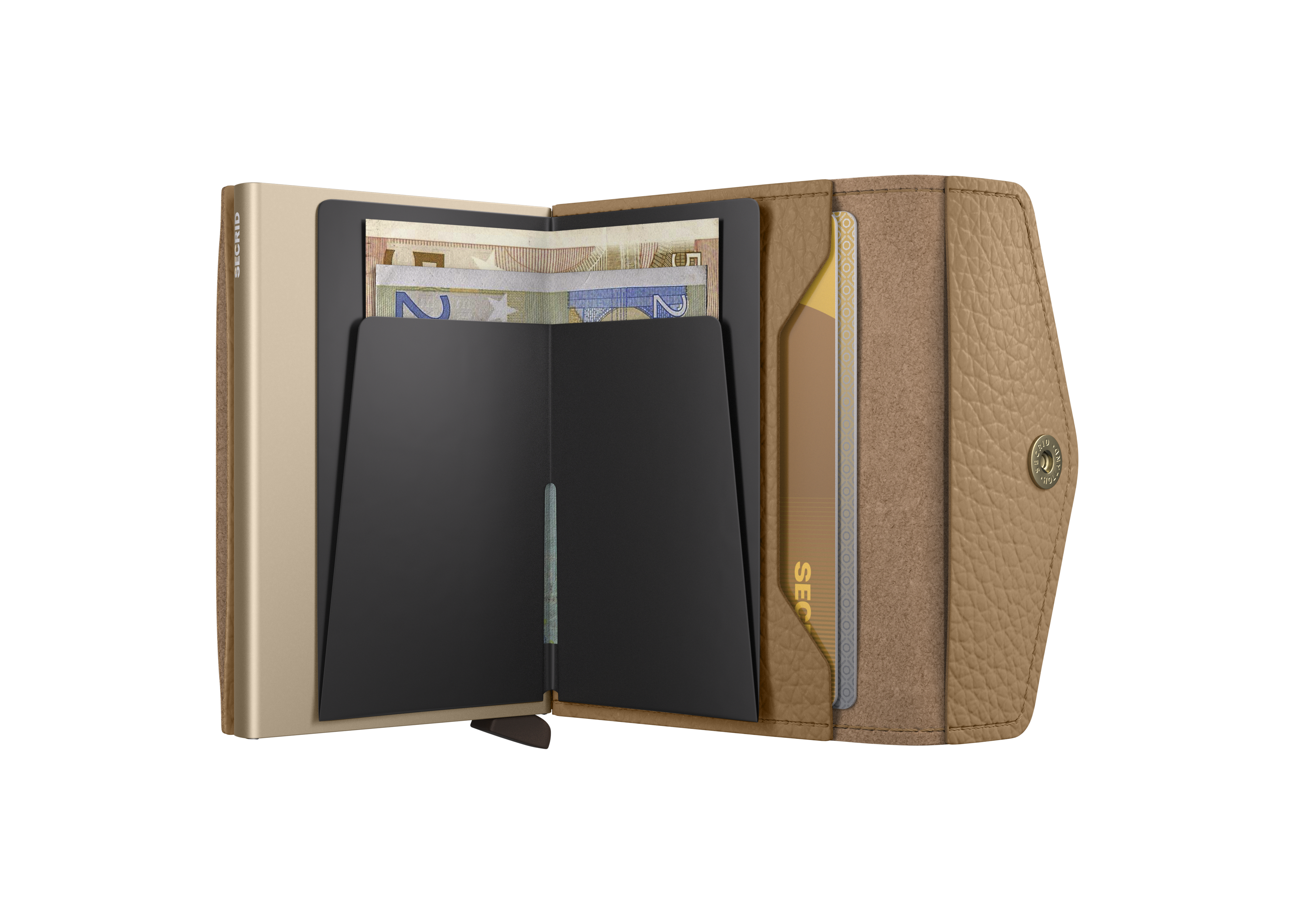Secrid Envelope Wallet Pebble - Cappuccino 4