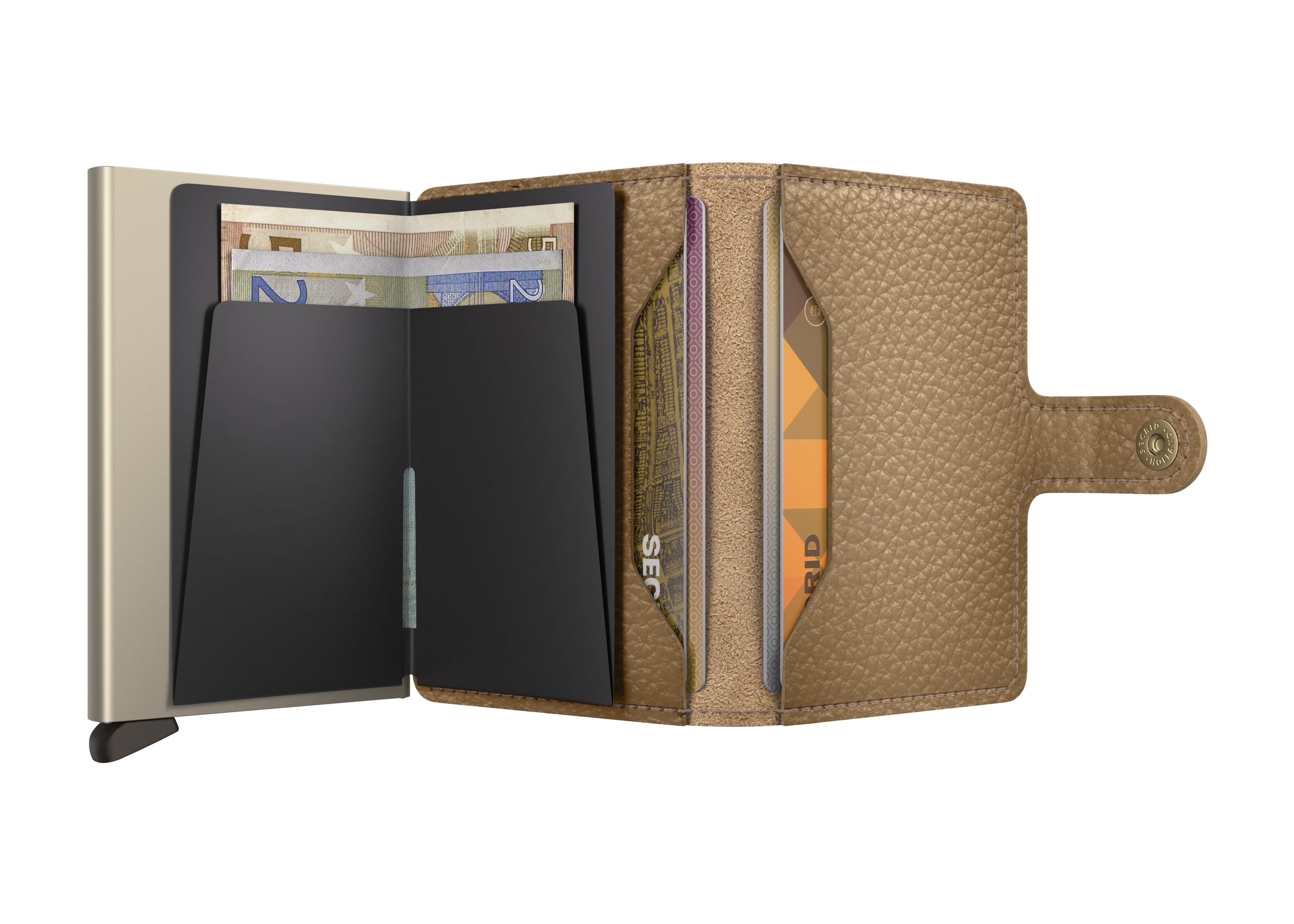 Secrid Miniwallet Pebble - Cappuccino 4