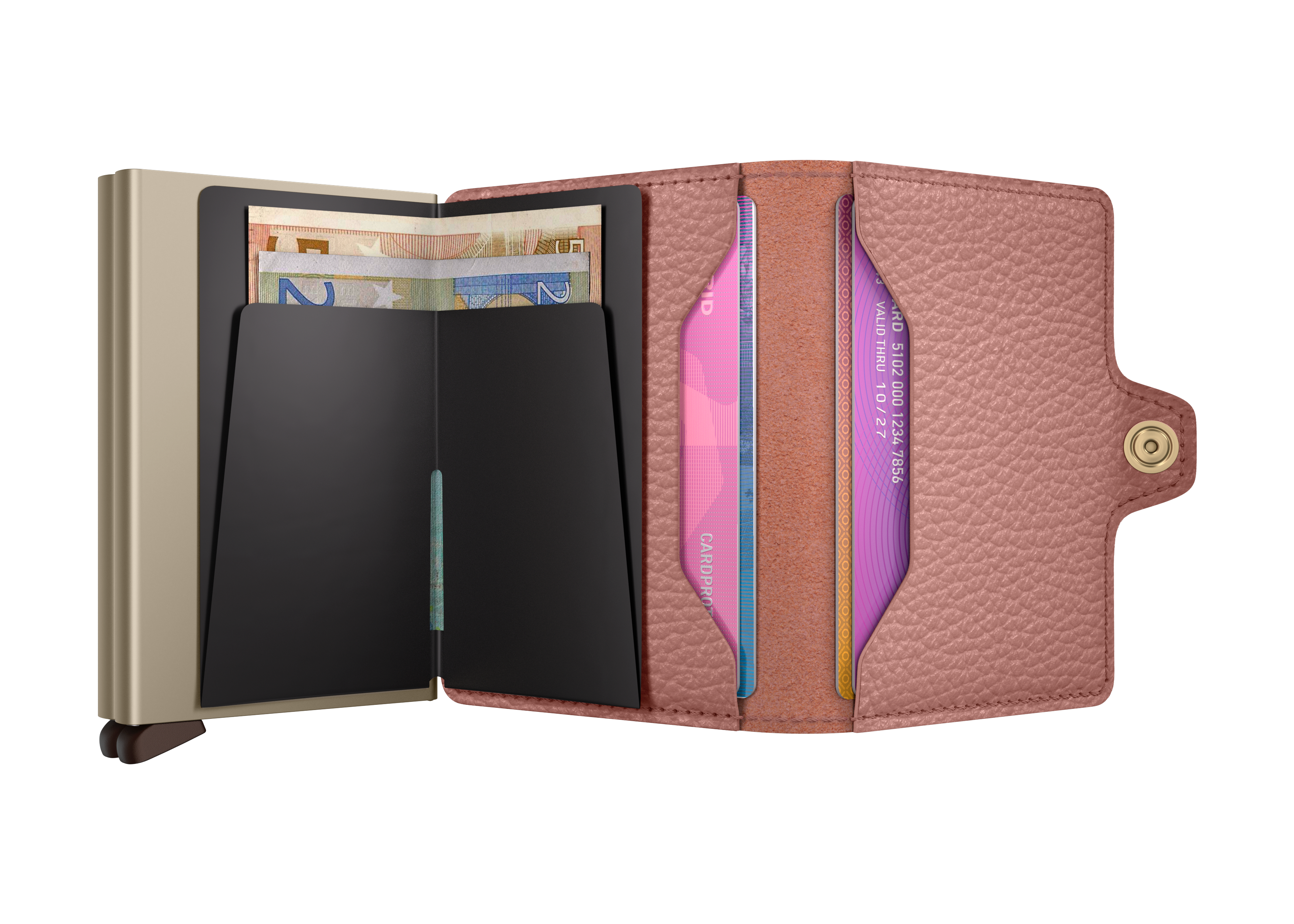 Secrid Twinwallet Pebble - Rose 4