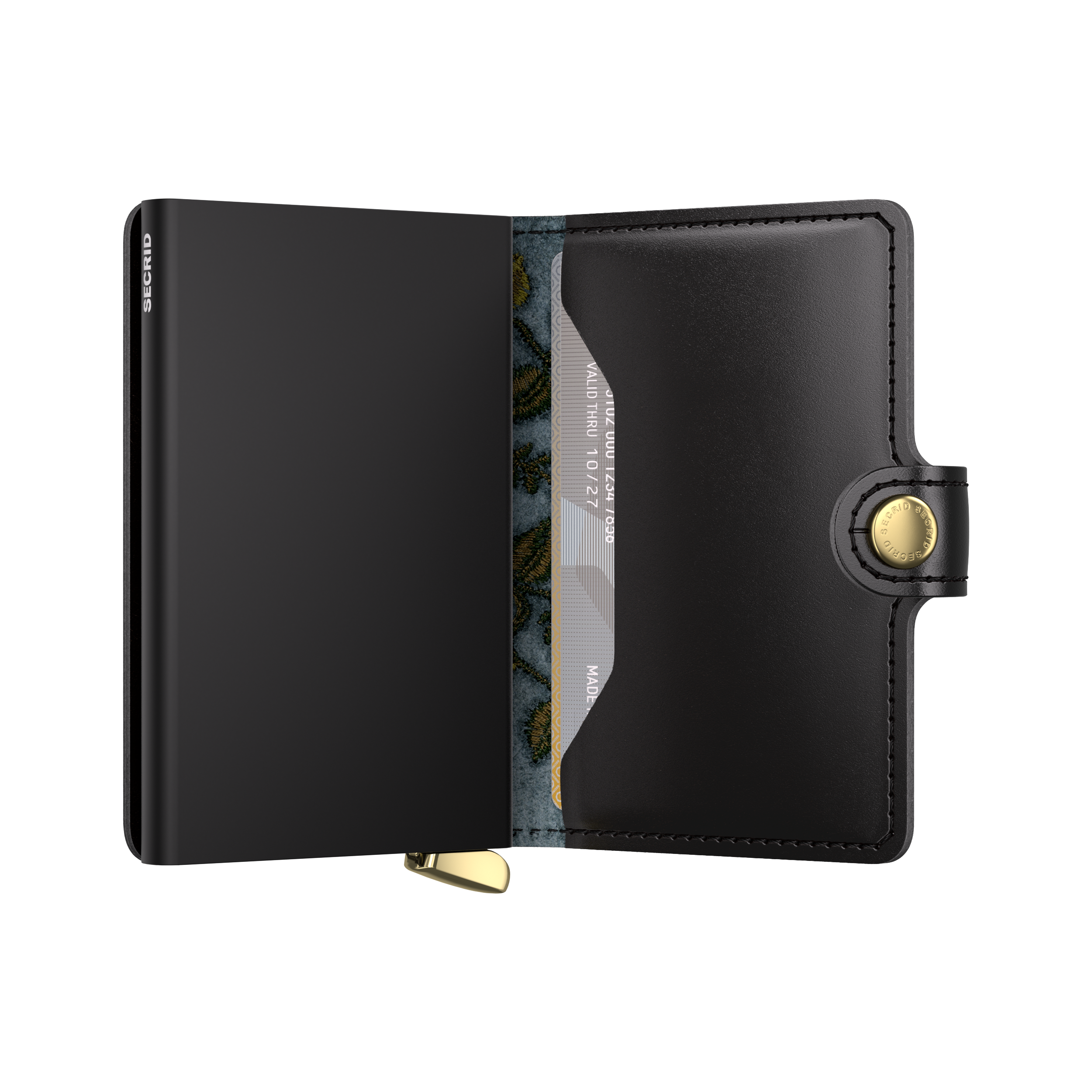 Secrid Miniwallet+ Stitch Floral - Black+ 4