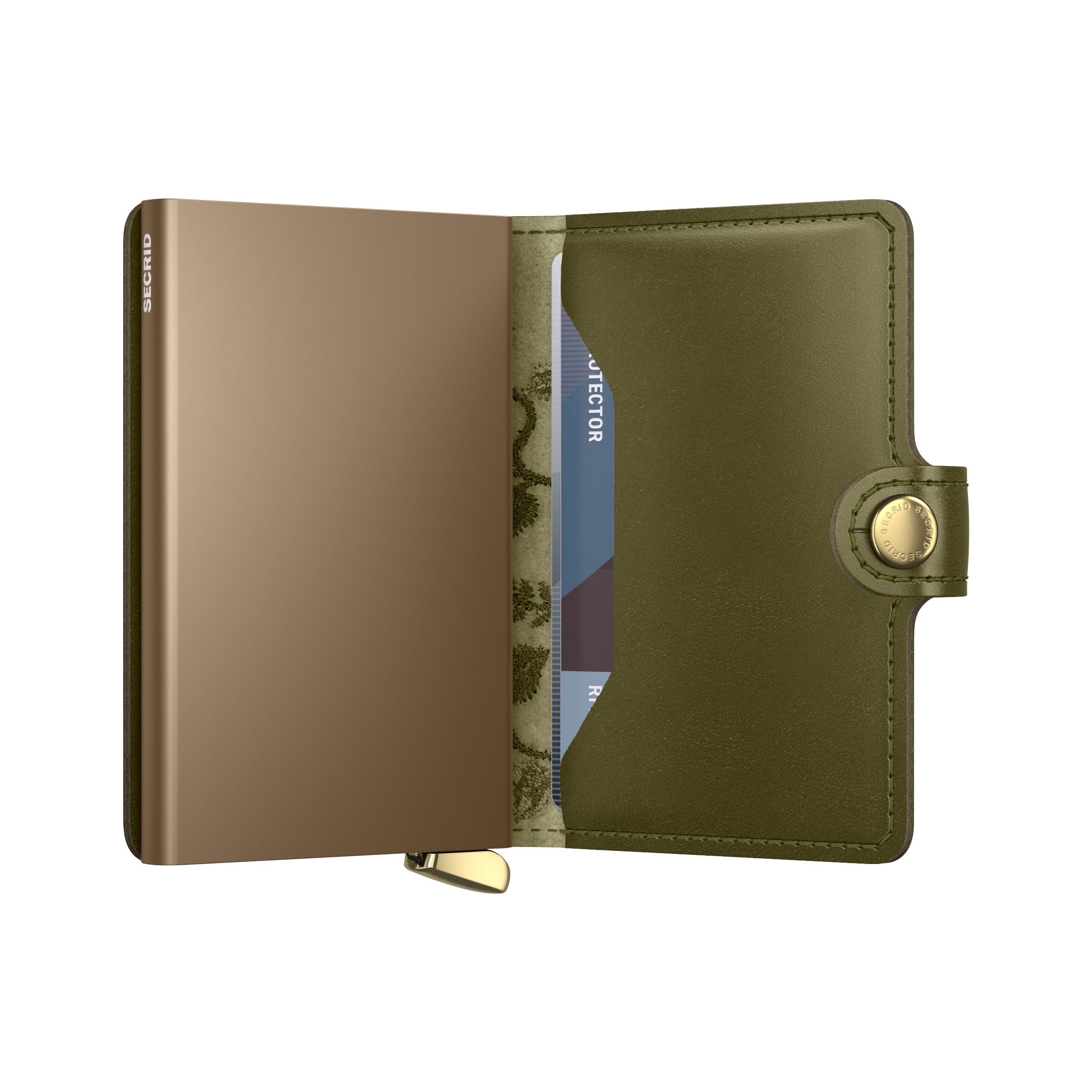 Secrid Miniwallet+ Stitch Floral - Olive+ 5