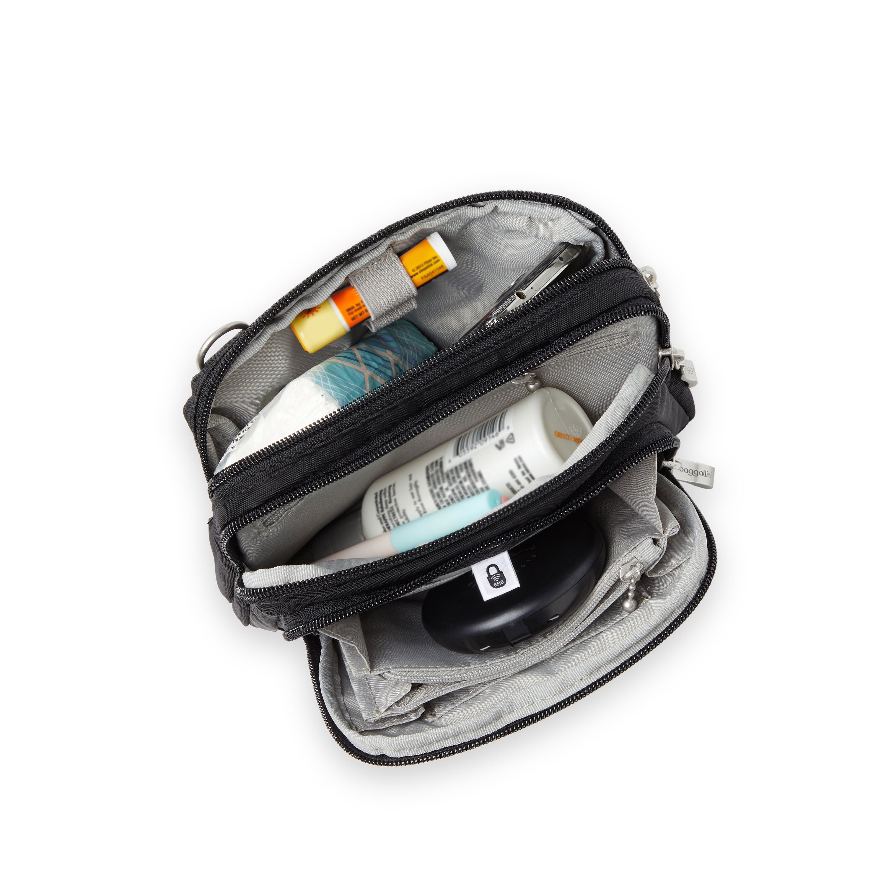 Baggallini Modern Everywhere Trifecta RFID Wallet Crossbody 30