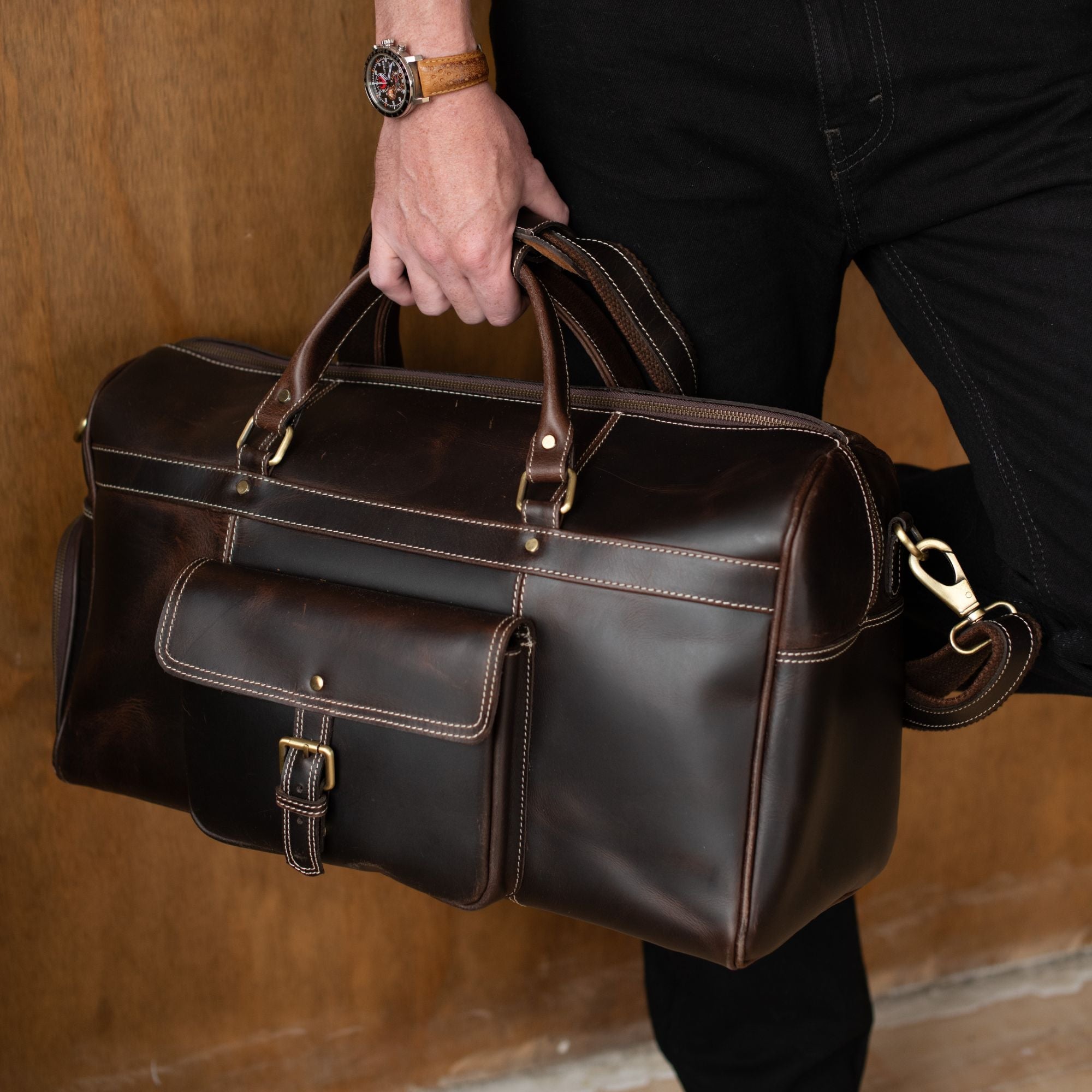 NAB Leather - The Voyager Duffle 5