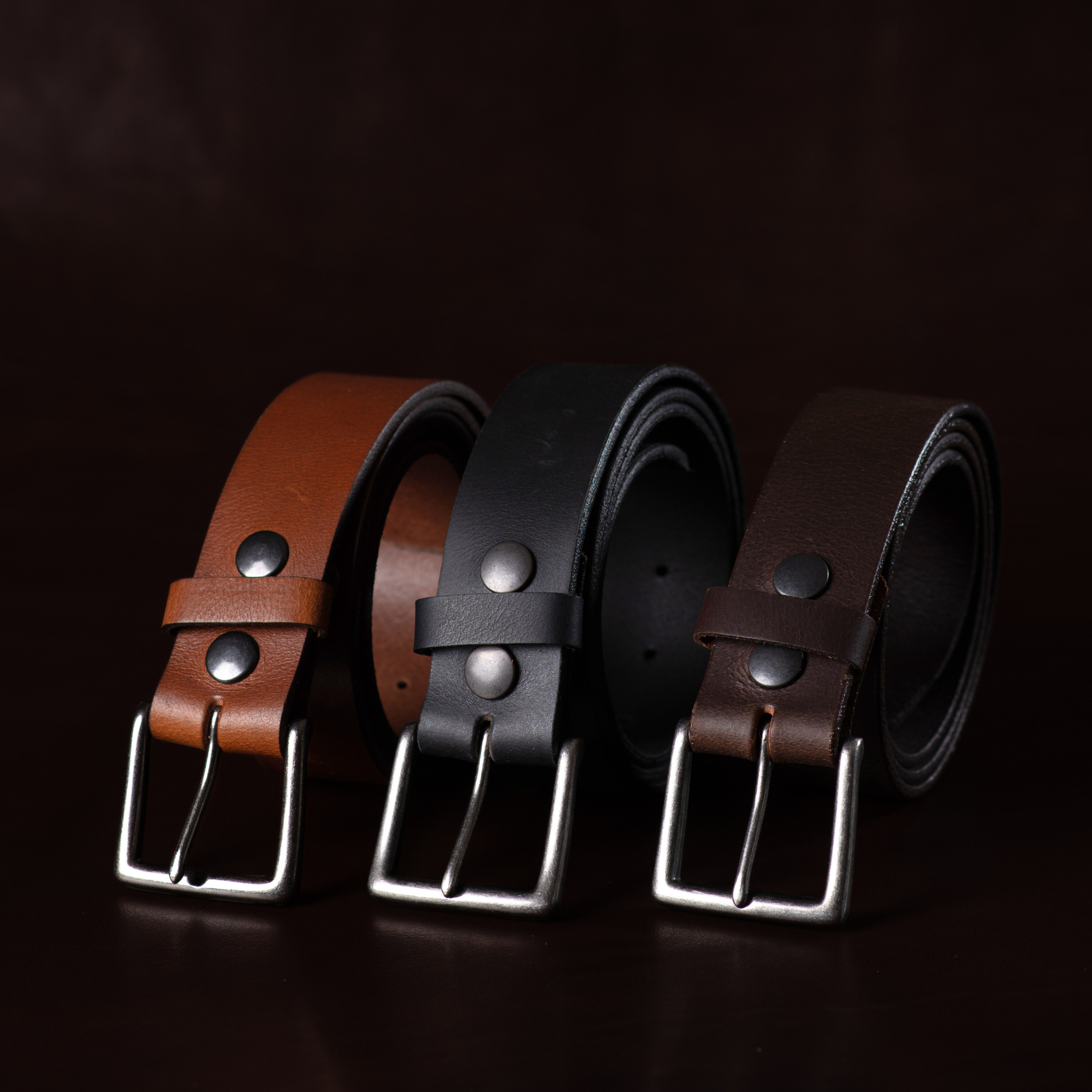 The Long Haul Belt - Brown Classic 100% Real Leather Belt 4