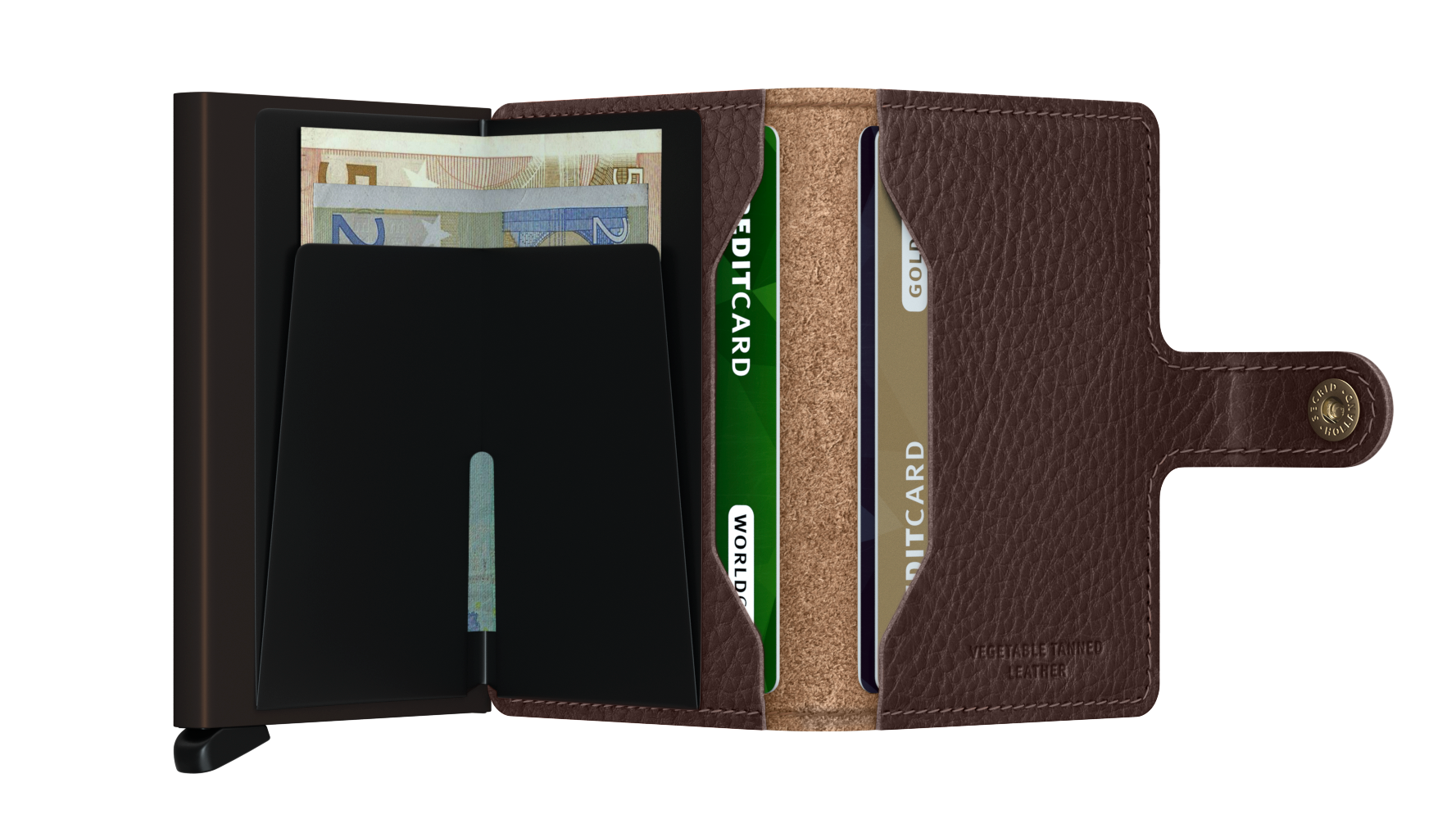 Secrid Miniwallet Veg - Espresso Brown 4