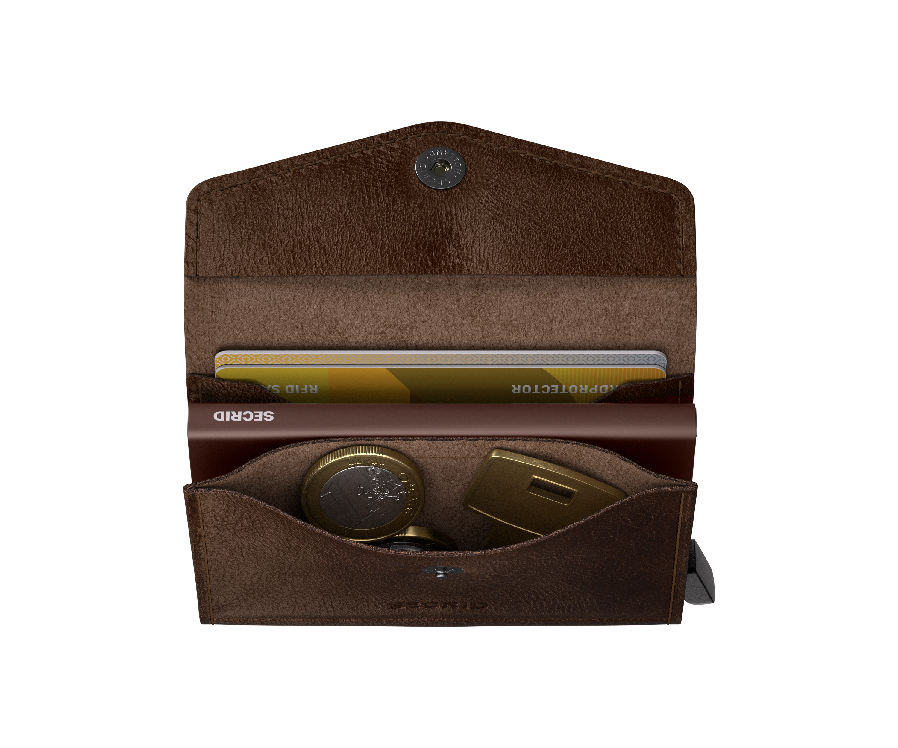 Secrid Envelope Wallet Vintage - Chocolate 5