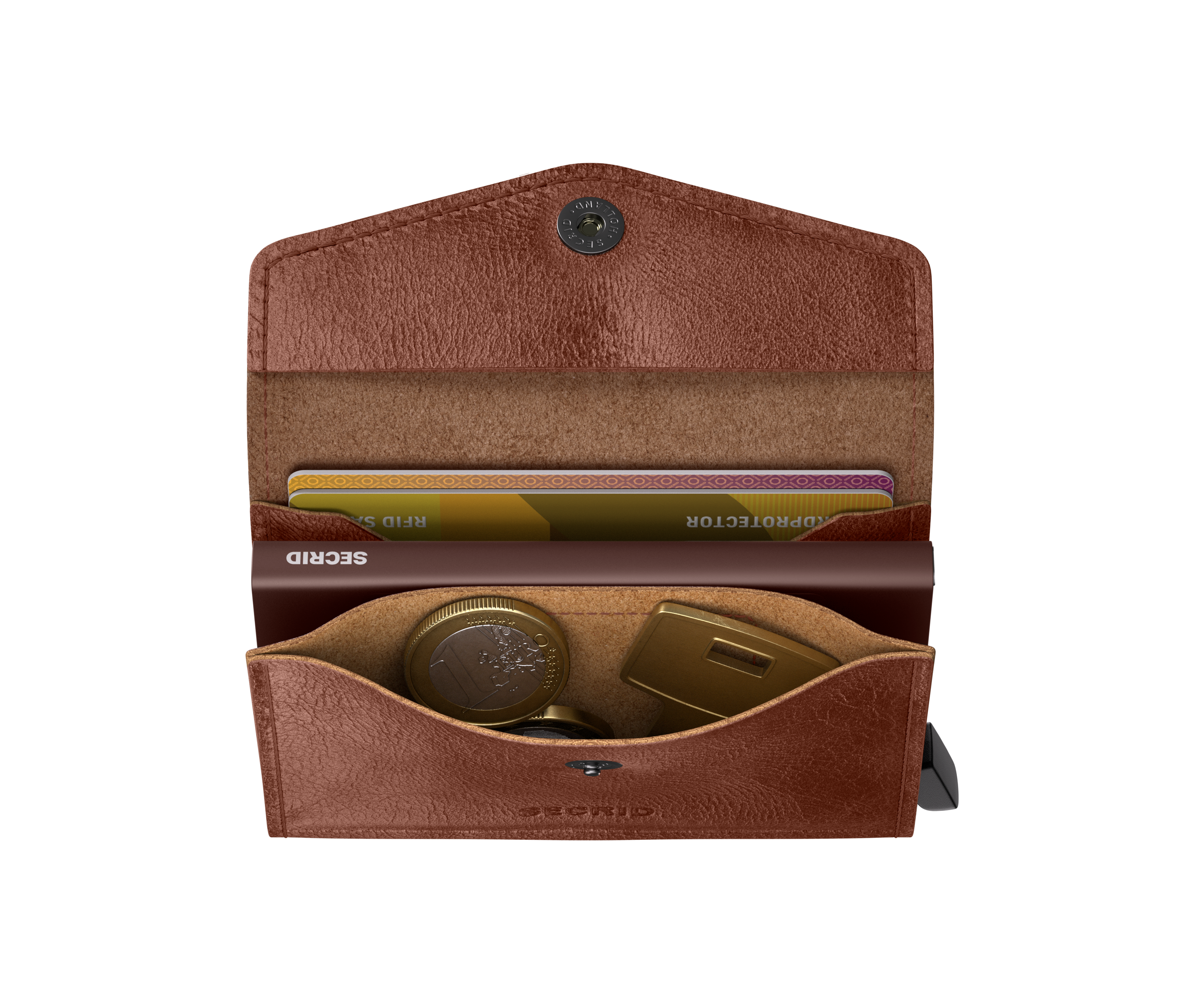 Secrid Envelope Wallet Vintage - Cognac 5