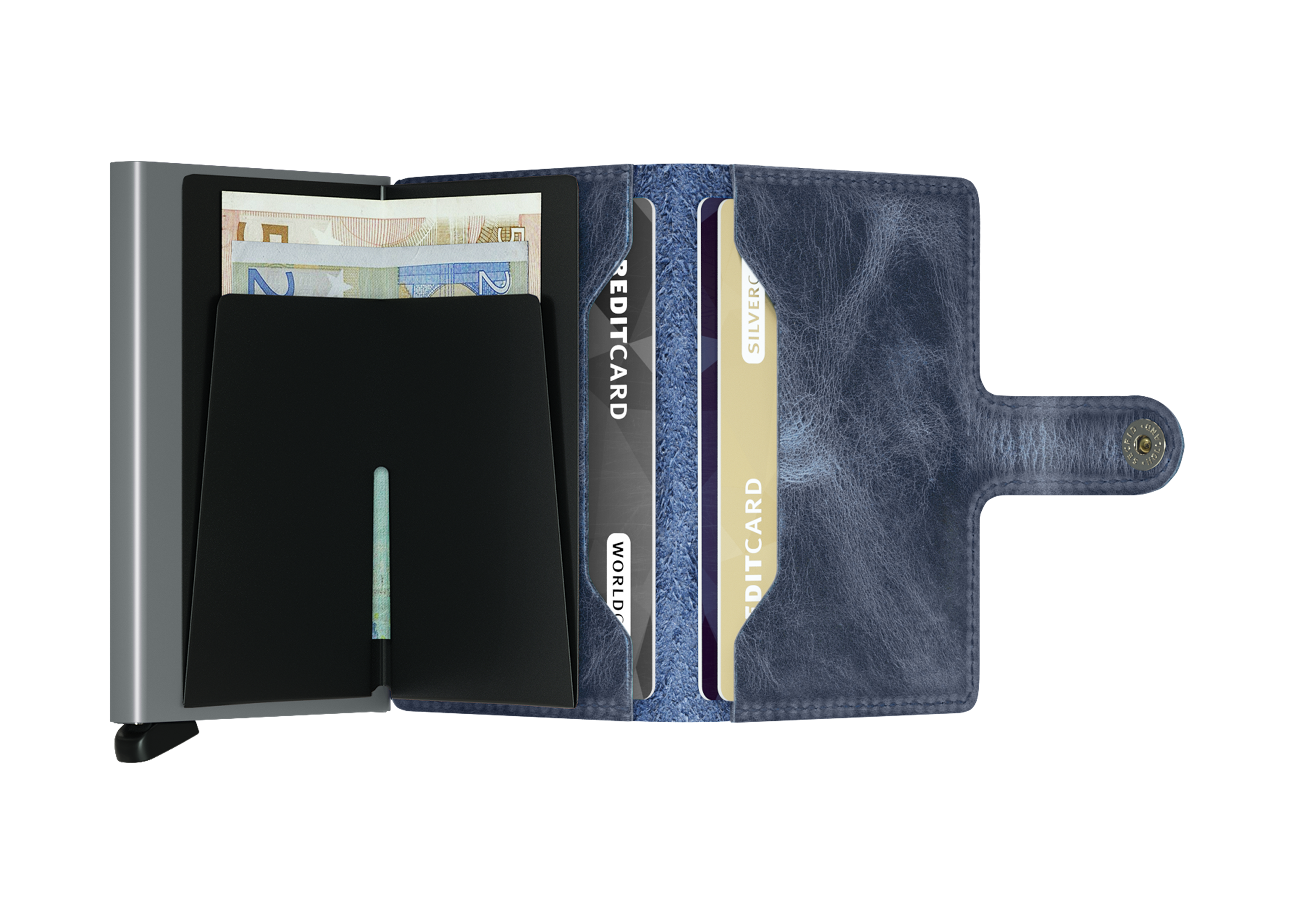 Secrid Miniwallet Vintage - Blue 3