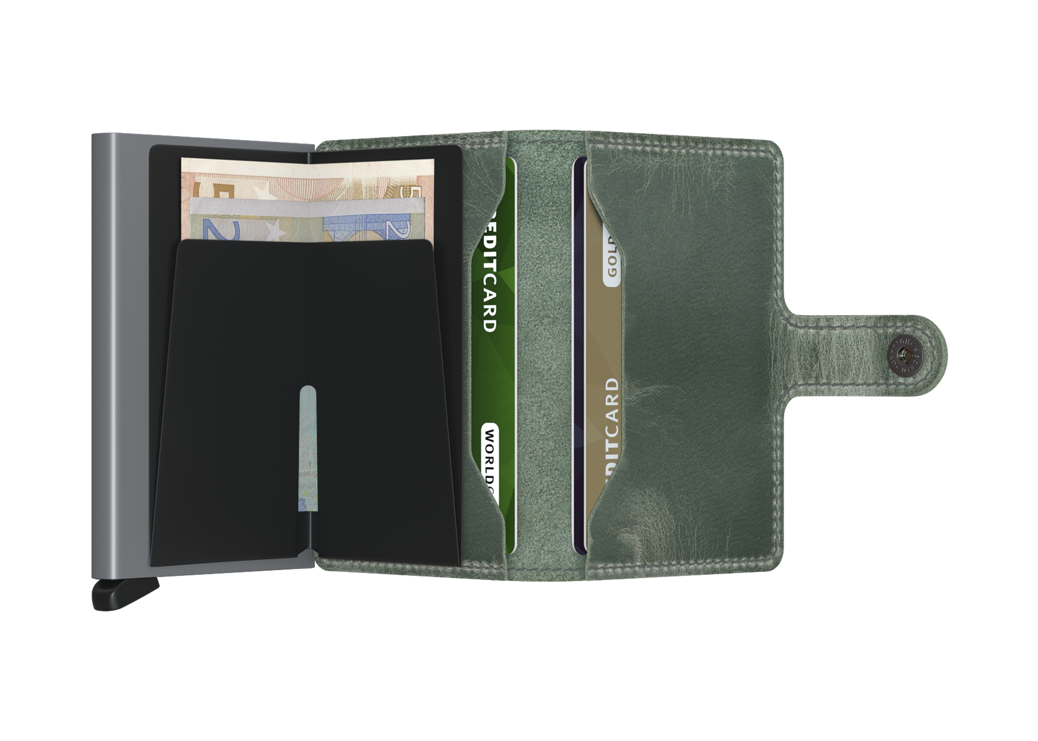 Secrid Miniwallet Vintage - Sage 4