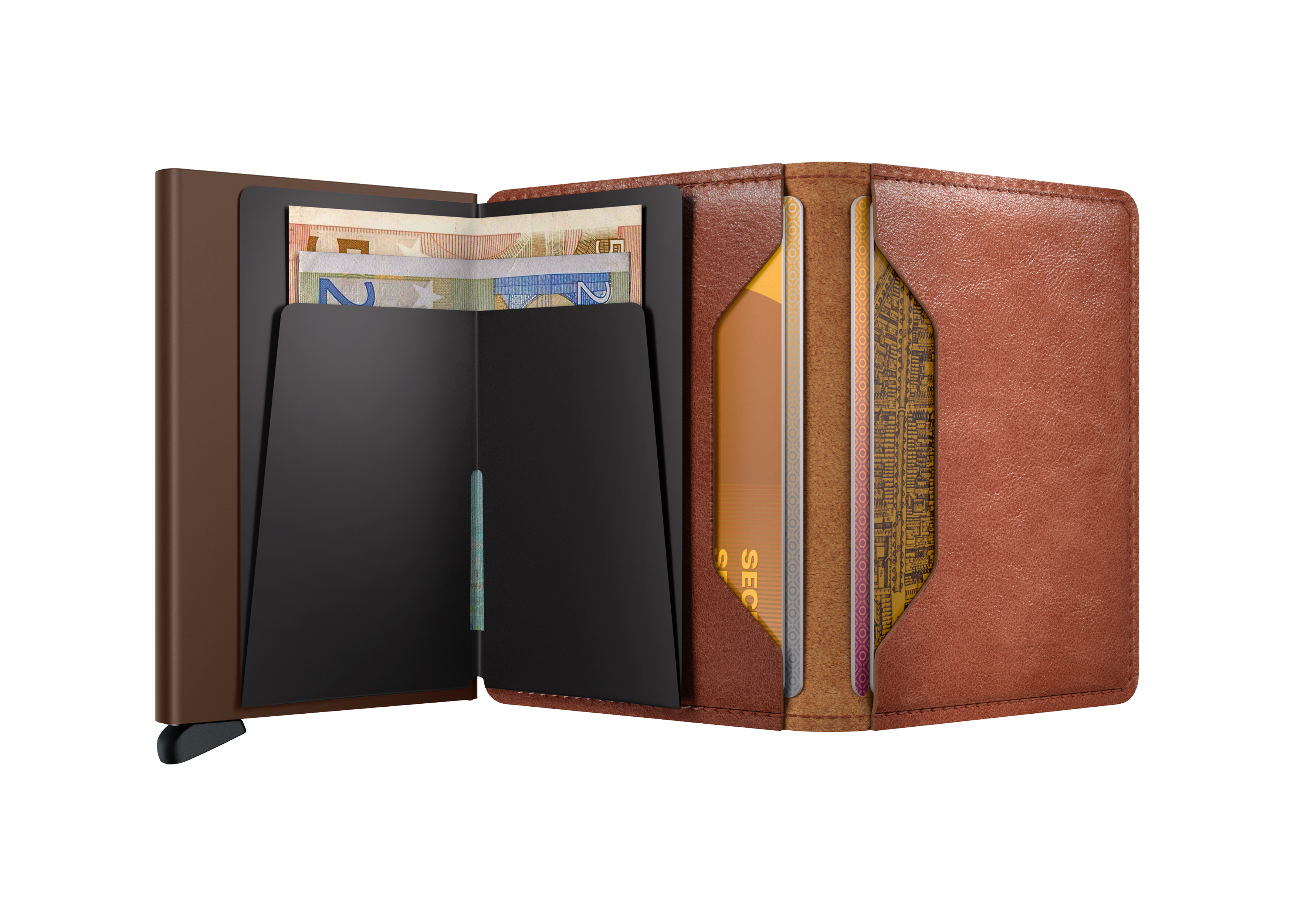 Secrid Slimwallet Vintage - Cognac Brown 4