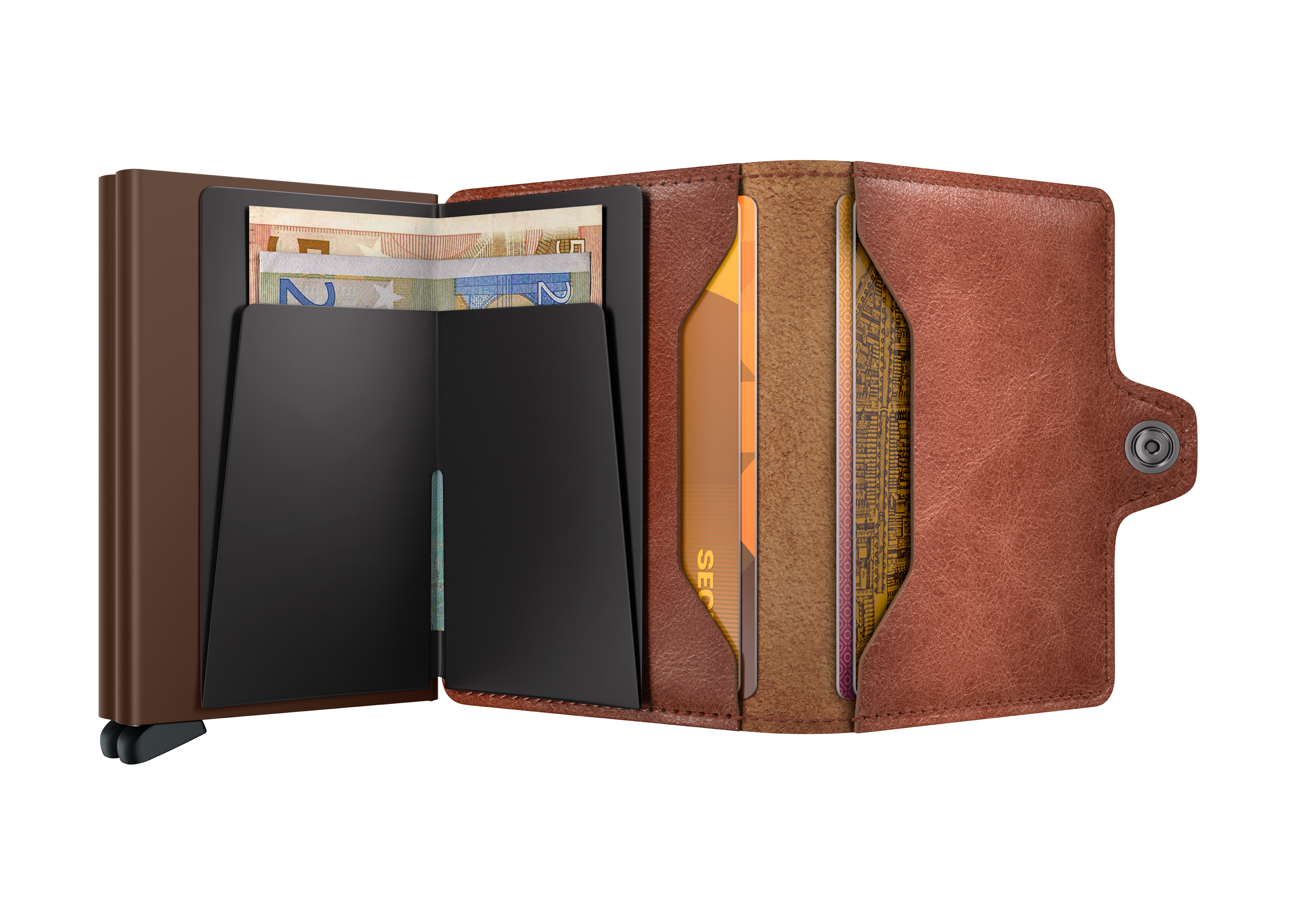 Secrid Twinwallet Vintage - Cognac-Brown 4