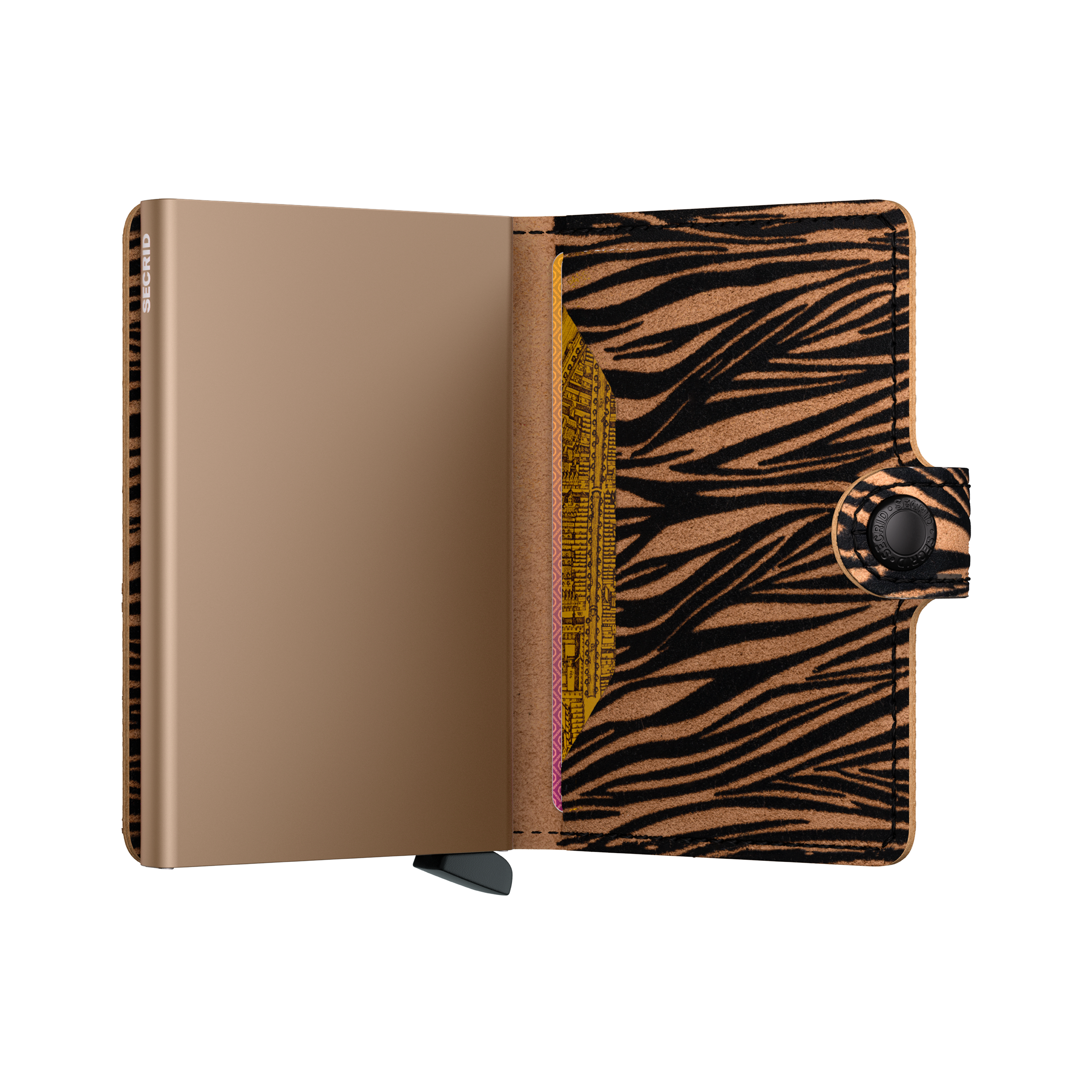 Secrid Miniwallet Zebra - Beige 5