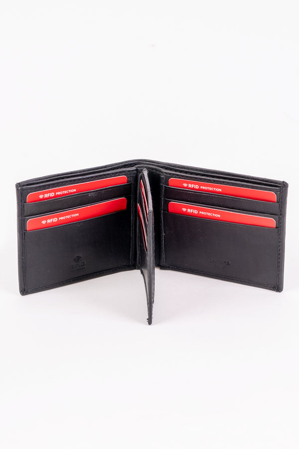 Leather RFID Wallet / Center Wing 3