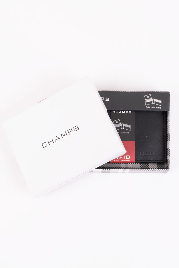 Leather RFID Wallet / Flip Flap Wing