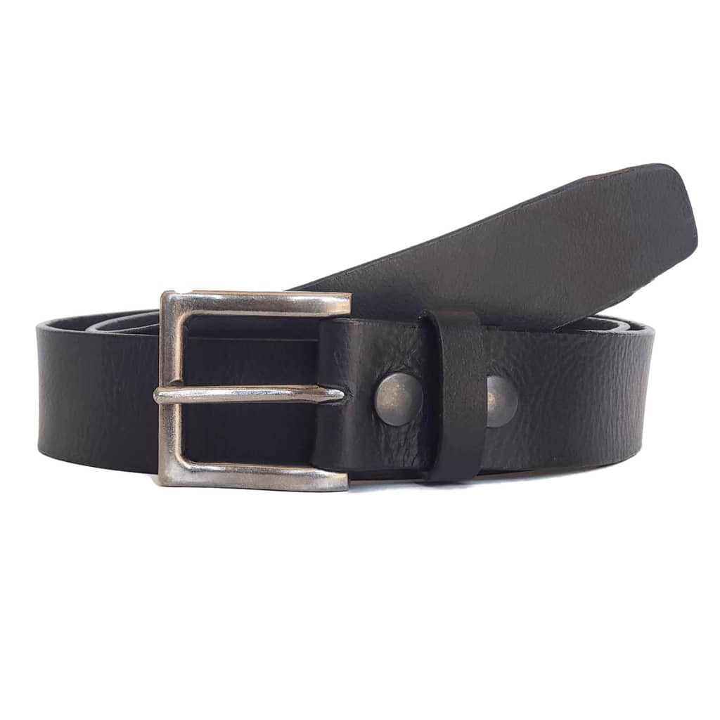 Ceinture Long Haul - Ceinture classique en cuir véritable couleur cognac  6