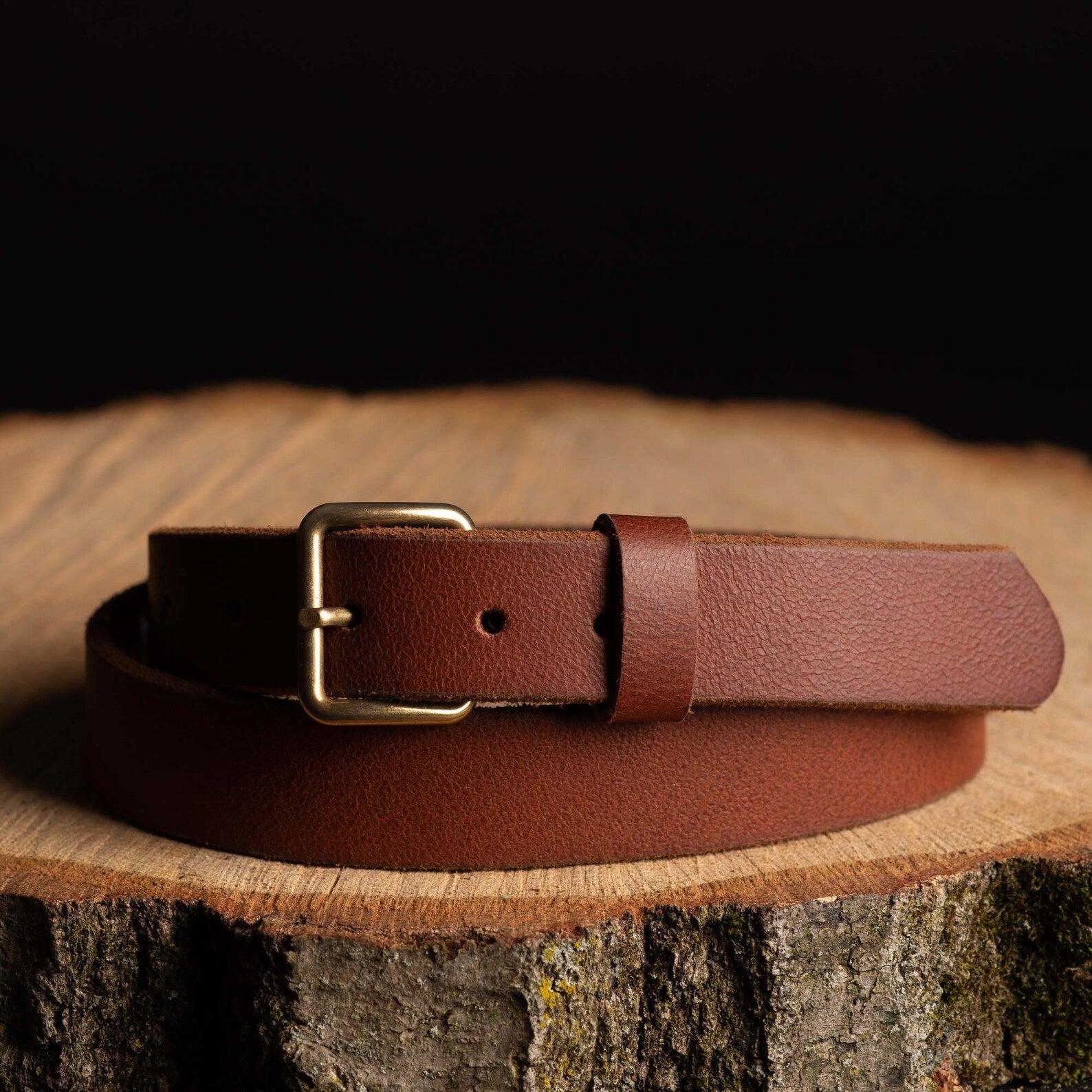 Ceinture Kyomi marron 100 % cuir de première qualité - Fabriquée au Canada  8