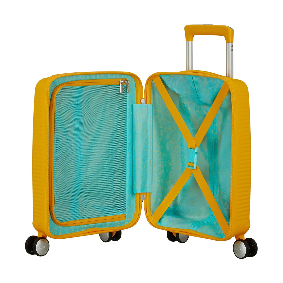 American Tourister Little Curio Kids Spinner Carry-On Luggage 6