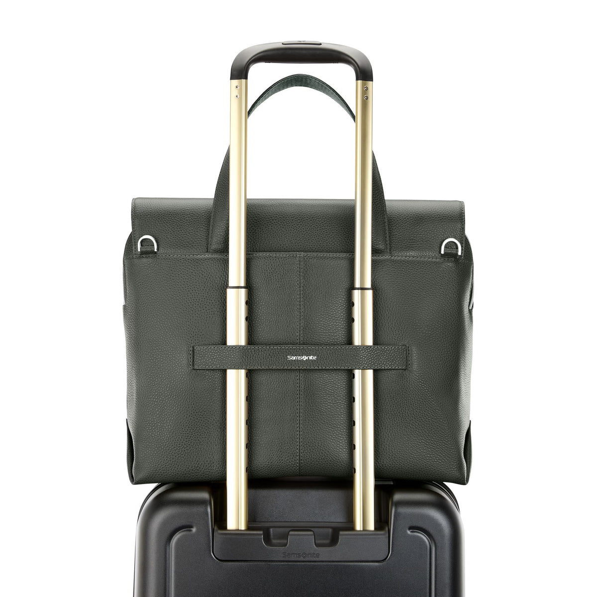 Samsonite Mobile Solution 2 Leather Convertible Brief 17