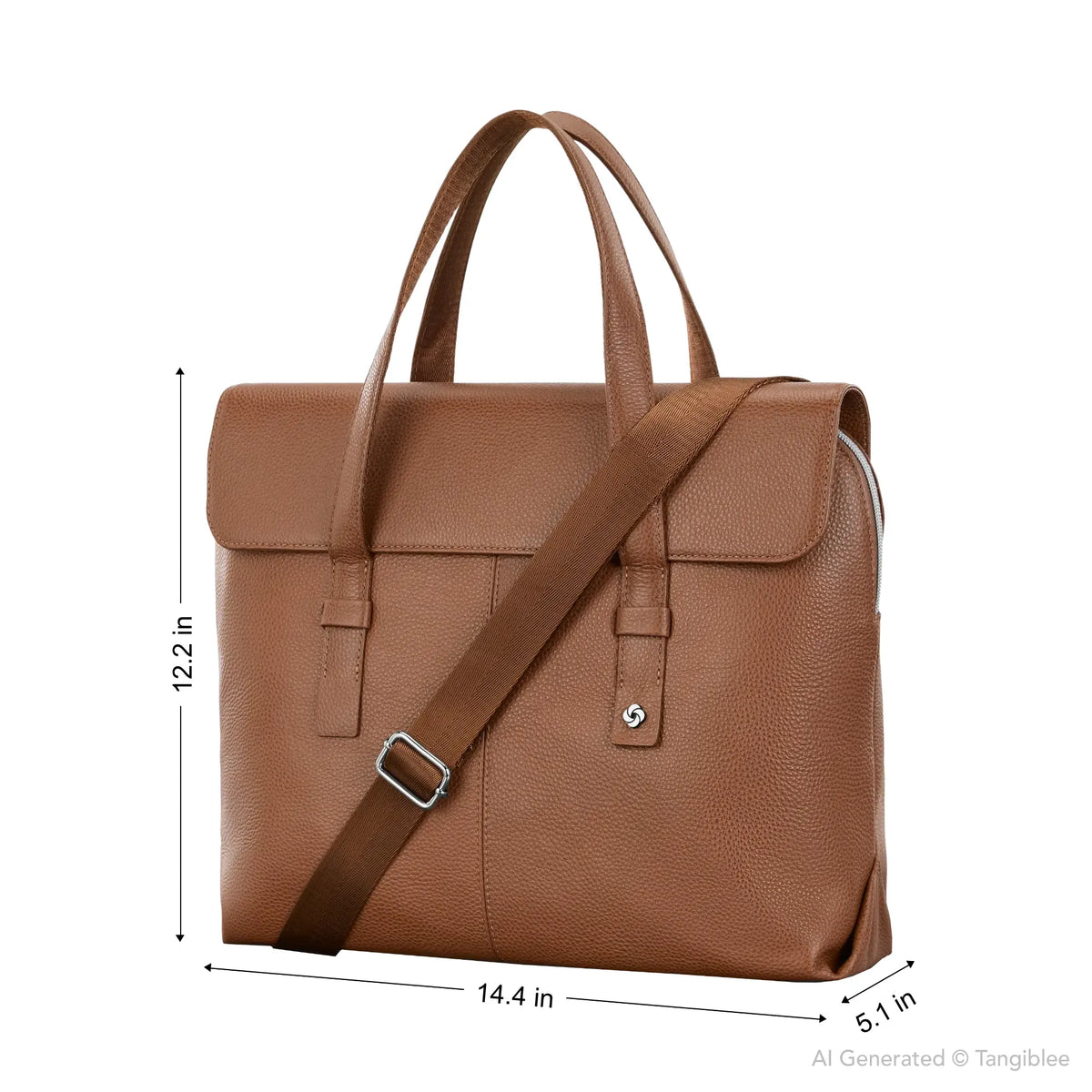 Samsonite Mobile Solution 2 Leather Convertible Brief 23