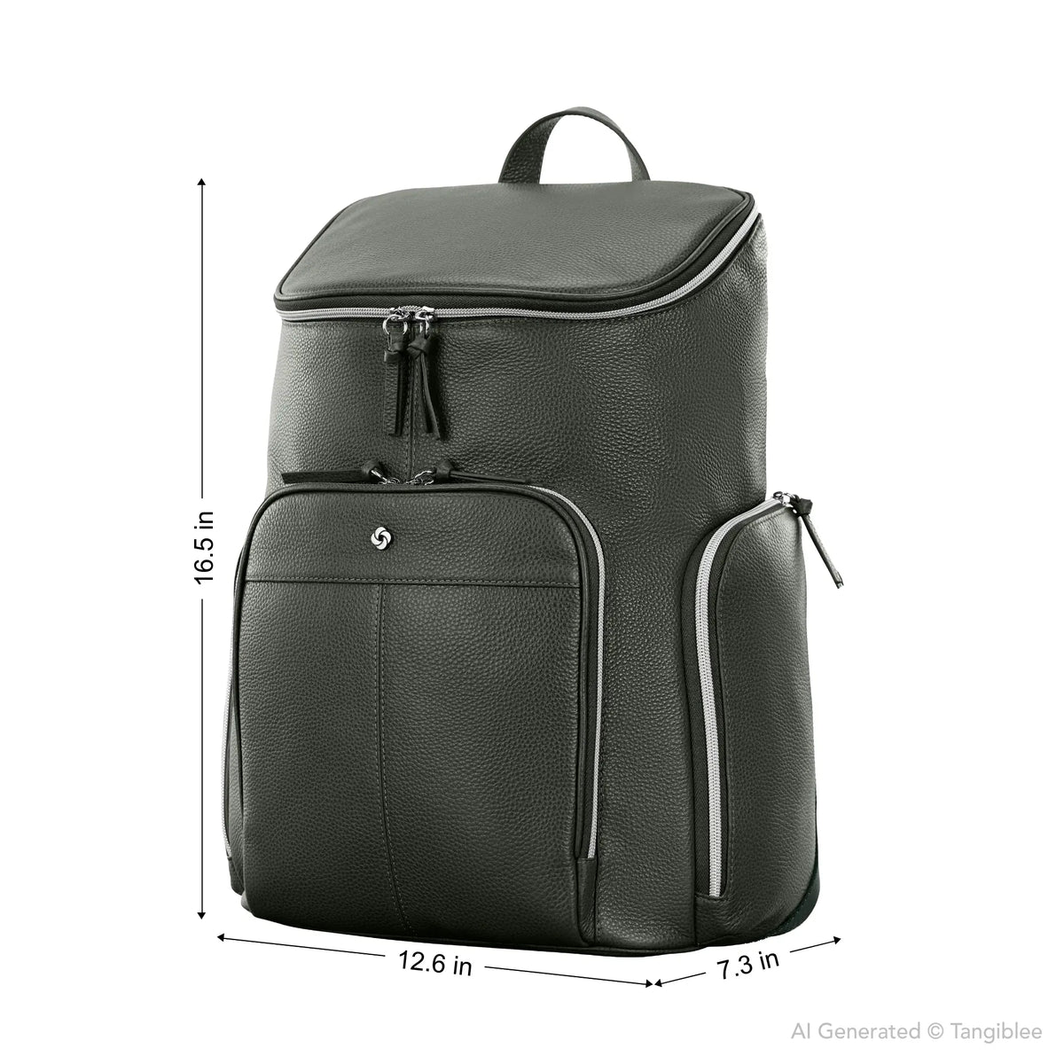 Samsonite Mobile Solution 2 Leather Deluxe Backpack 11