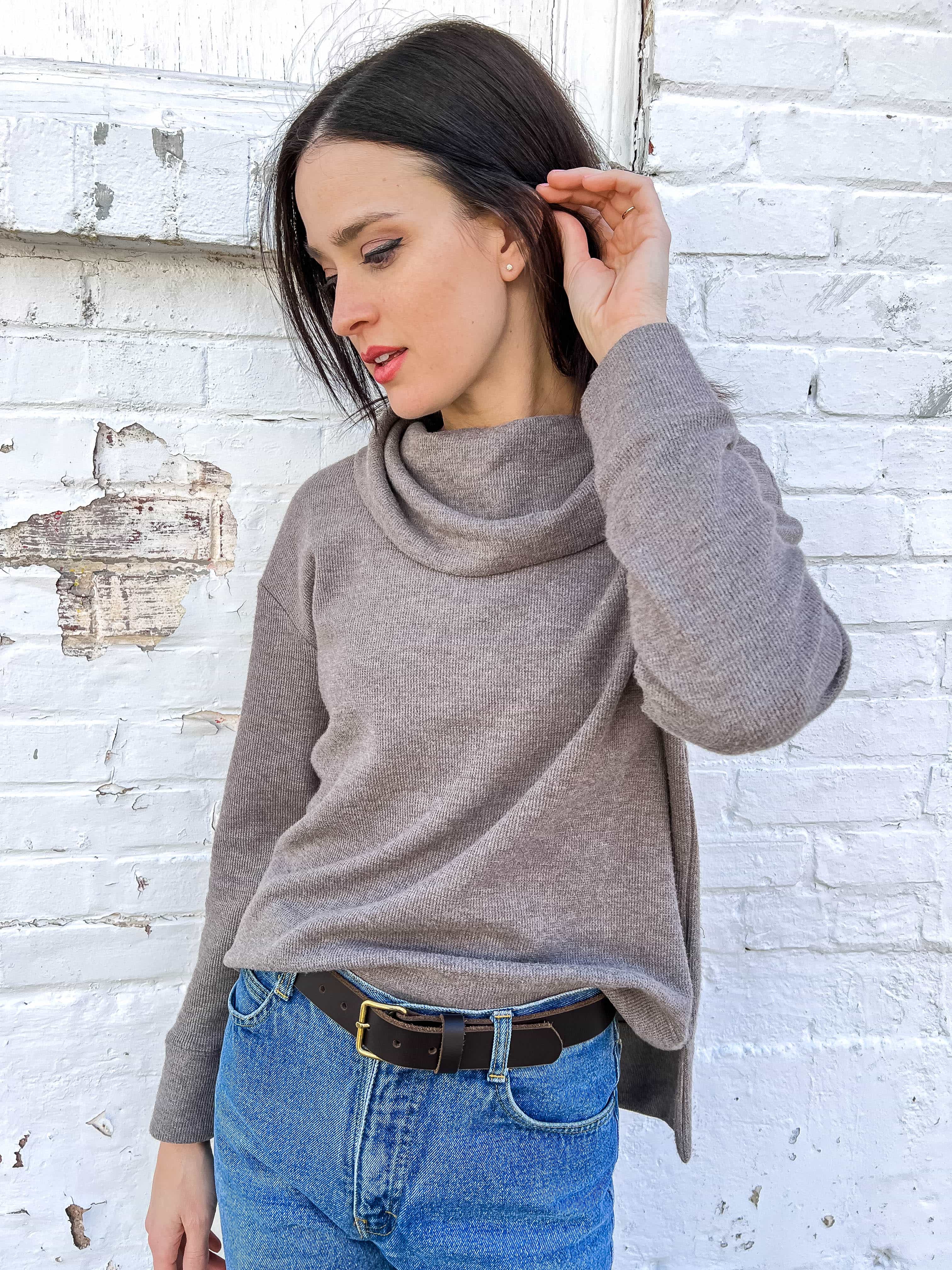Kyomi - Ceinture en cuir noir 9