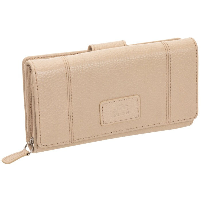 Mancini Pebbled Ladies’ RFID Medium Clutch Wallet 4