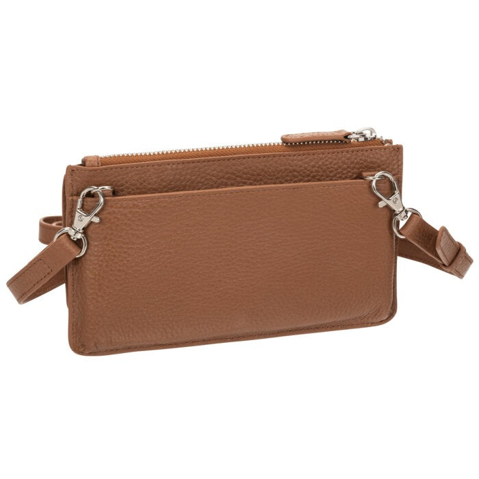 Mancini Pebbled Ladies RFID Crossbody Wallet 25