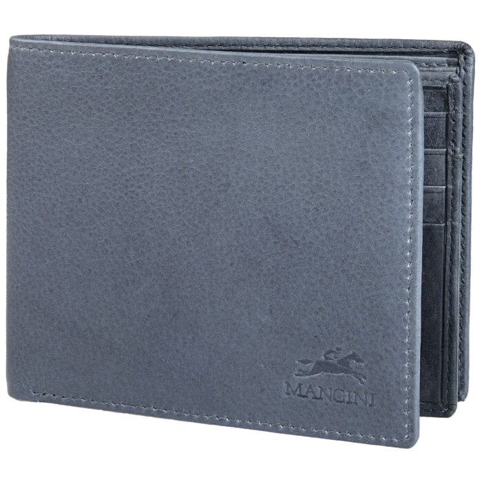 MANCINI Bellagio Center Wing RFID Wallet with Coin Pocket 4