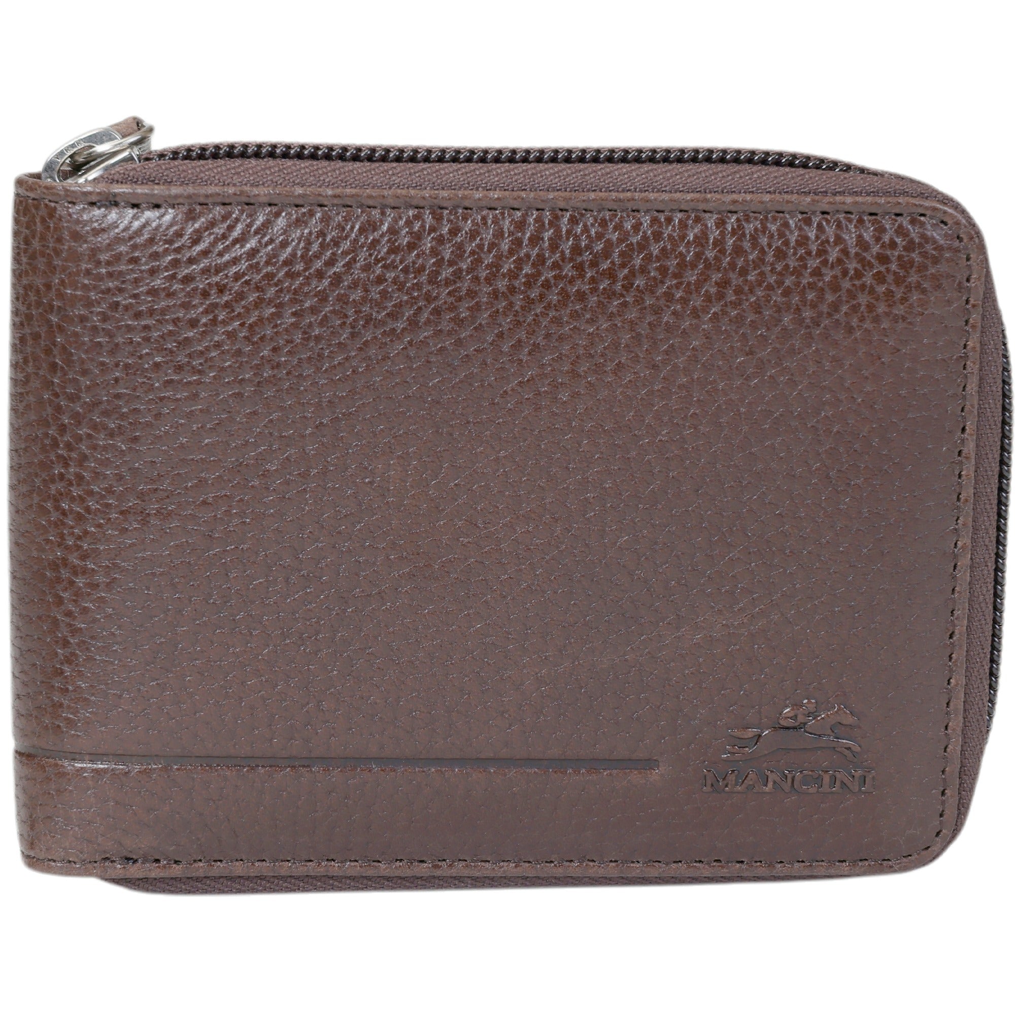 MANCINI Fifth Avenue RFID Zippered Billfold with Removable Passcase 16