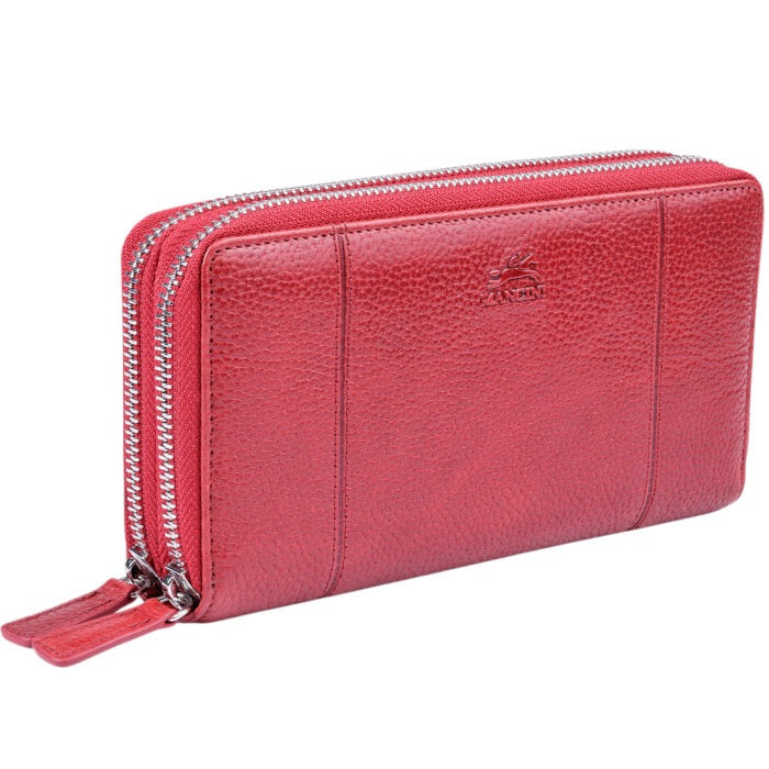 Mancini Fifth Avenue RFID Secure Double Zipper Wallet 6