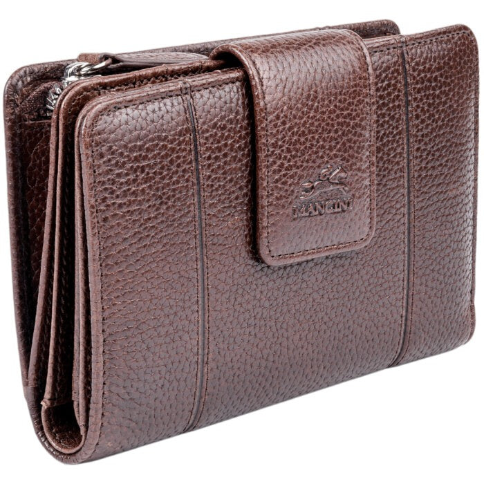 Mancini Fifth Avenue RFID Secure Medium Clutch Wallet 18