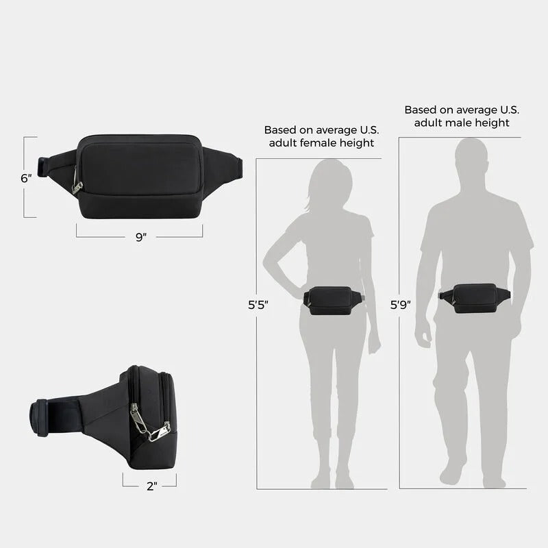 Travelon Anti-Theft Classic Waist Pack 33