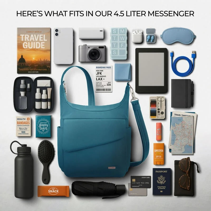 Travelon Anti-Theft Classic Messenger 14