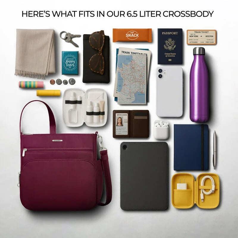 Travelon Anti-Theft Classic N/S Crossbody 13