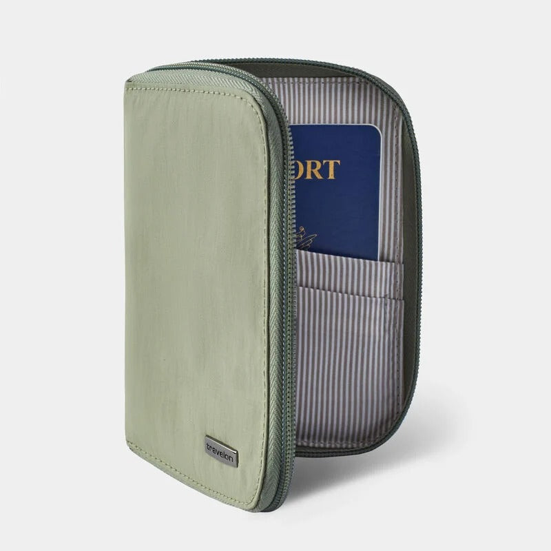 Travelon RFID Blocking Passport Zip Wallet 19