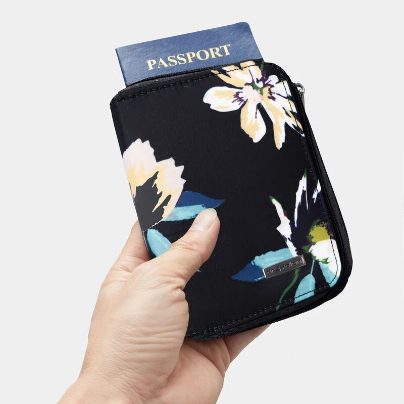 Travelon RFID Blocking Passport Zip Wallet 34