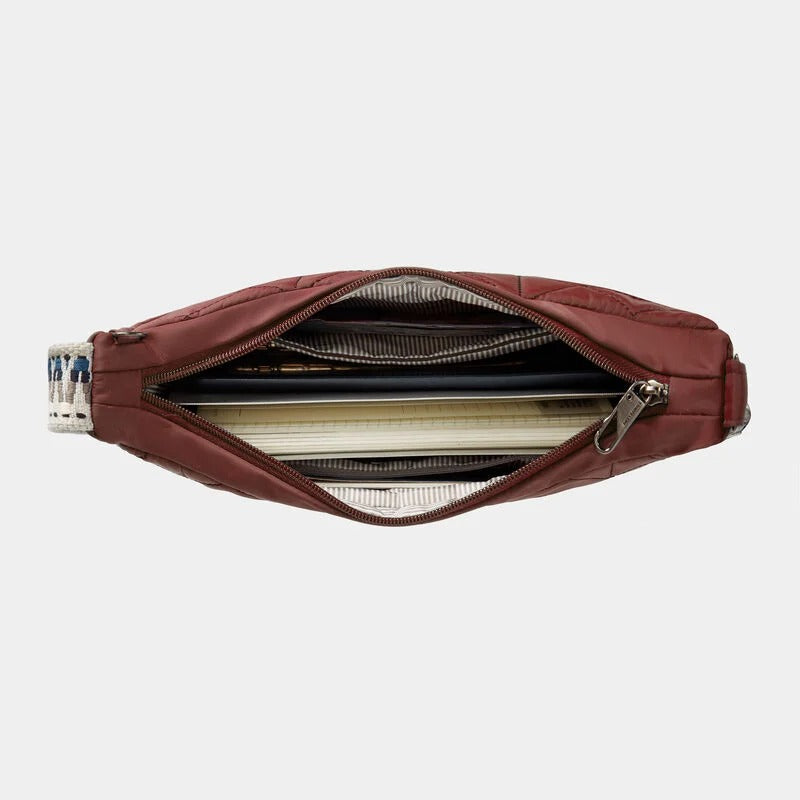 Travelon Anti-Theft Boho Crescent Crossbody 18